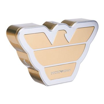 Emporio Armani Set: Bralette-BH Bralette & Brazilian Brief Set mit glänzendem Iconic Logoband