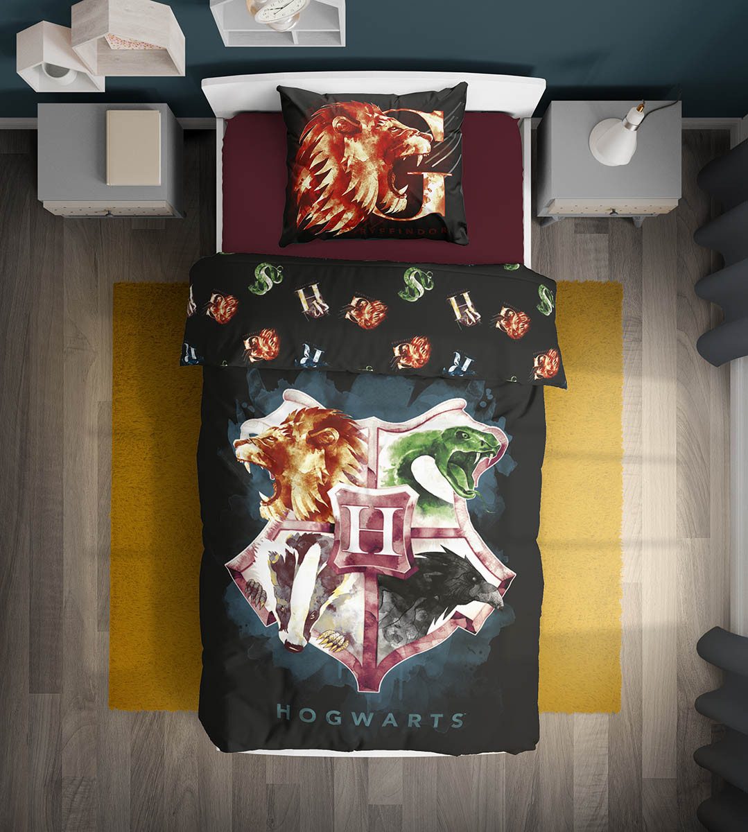 Harry Potter Kinderbettwäsche Harry Potter, Renforcé, 2 teilig