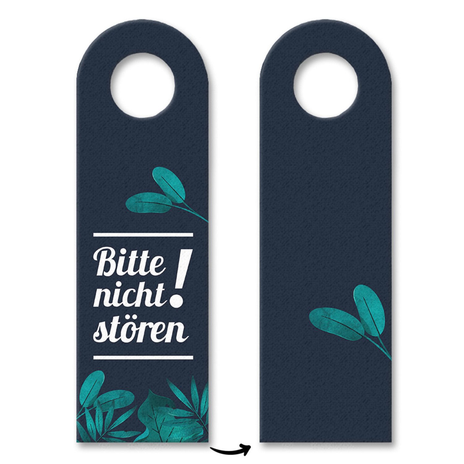 Dekohänger 3x Bitte nicht stören! Türhänger Türanhänger Türschild Schild an der
