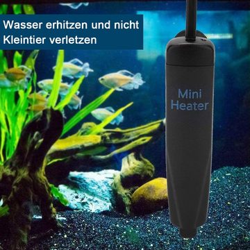 GelldG Heizstab Aquarium Heizung, Mini Aquarium Heizer, Aquarium Heizstab