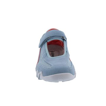 Allrounder by Mephisto Niro Sneaker, Klettverschluss, Corydalis Blue, C. Suede 20 / Open Mes Klettschuh