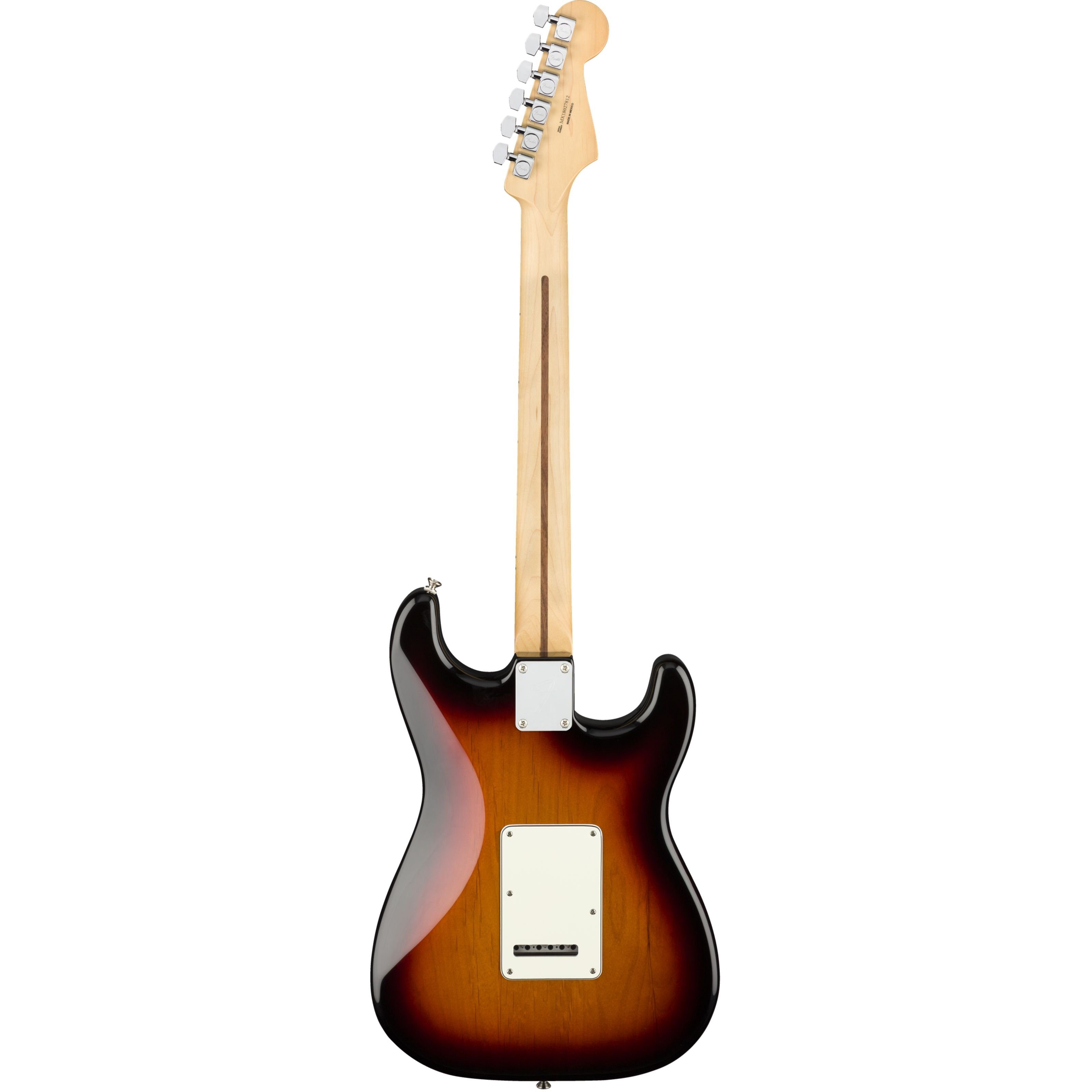 Spielzeug-Musikinstrument, 3-Color E-Gitarre Links Sunburst - Lefthand Fender Stratocaster MN für Player