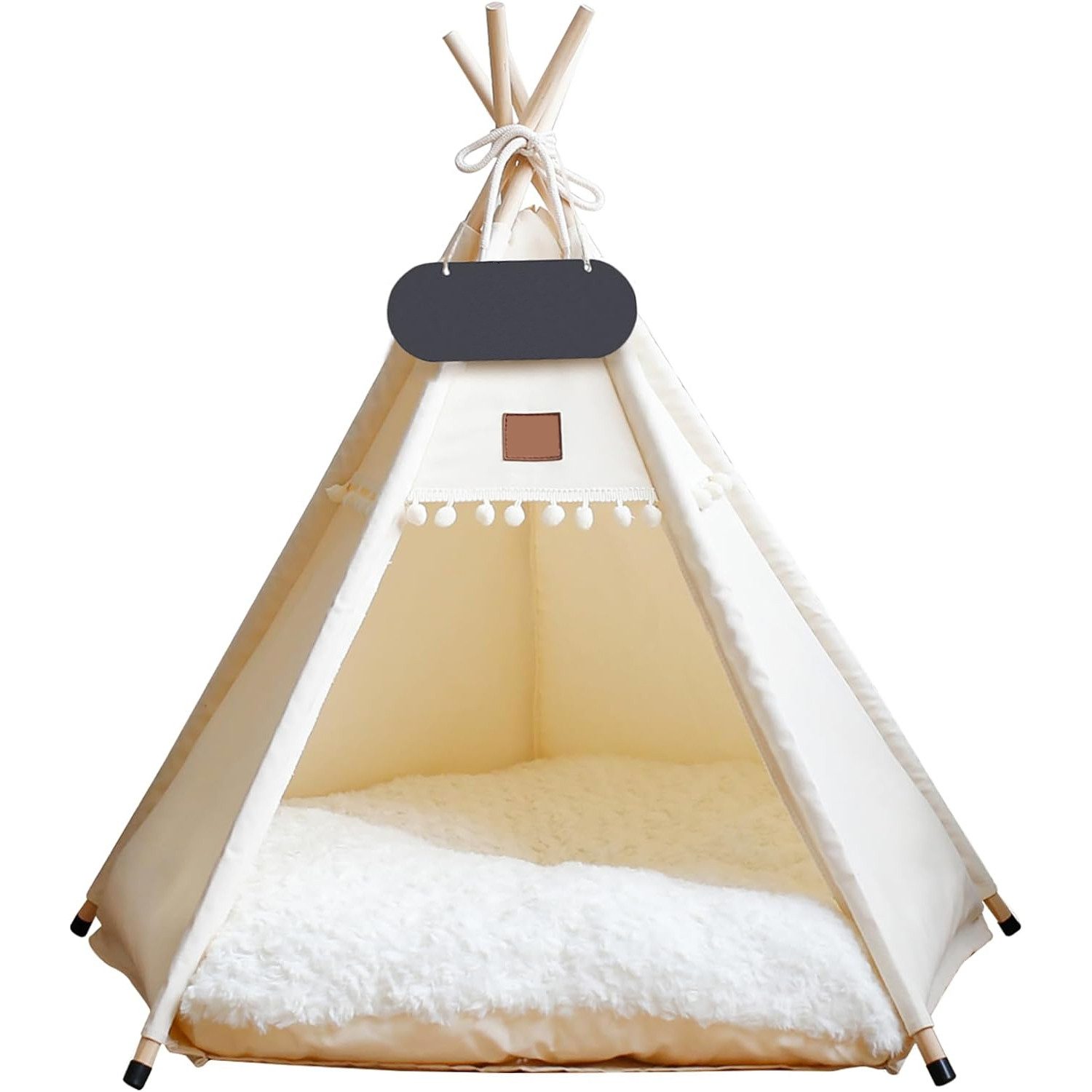 zggzerg Tierbett Hundezelt Katzenzelt mit Kissen Waschbar Haustierzelte Häu günstig online kaufen