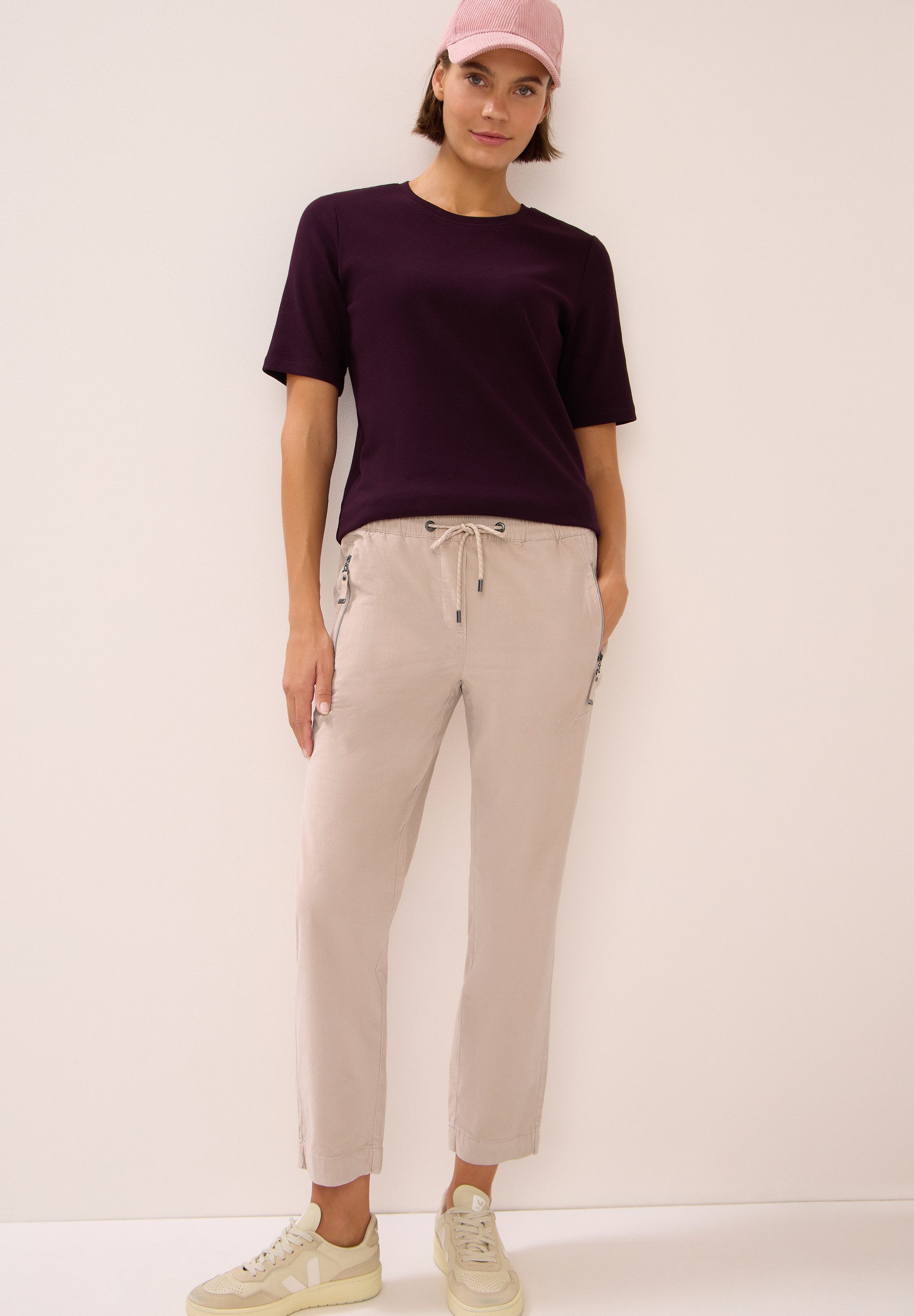 CECIL Cordhose Style Tracey mit Tunnelzug