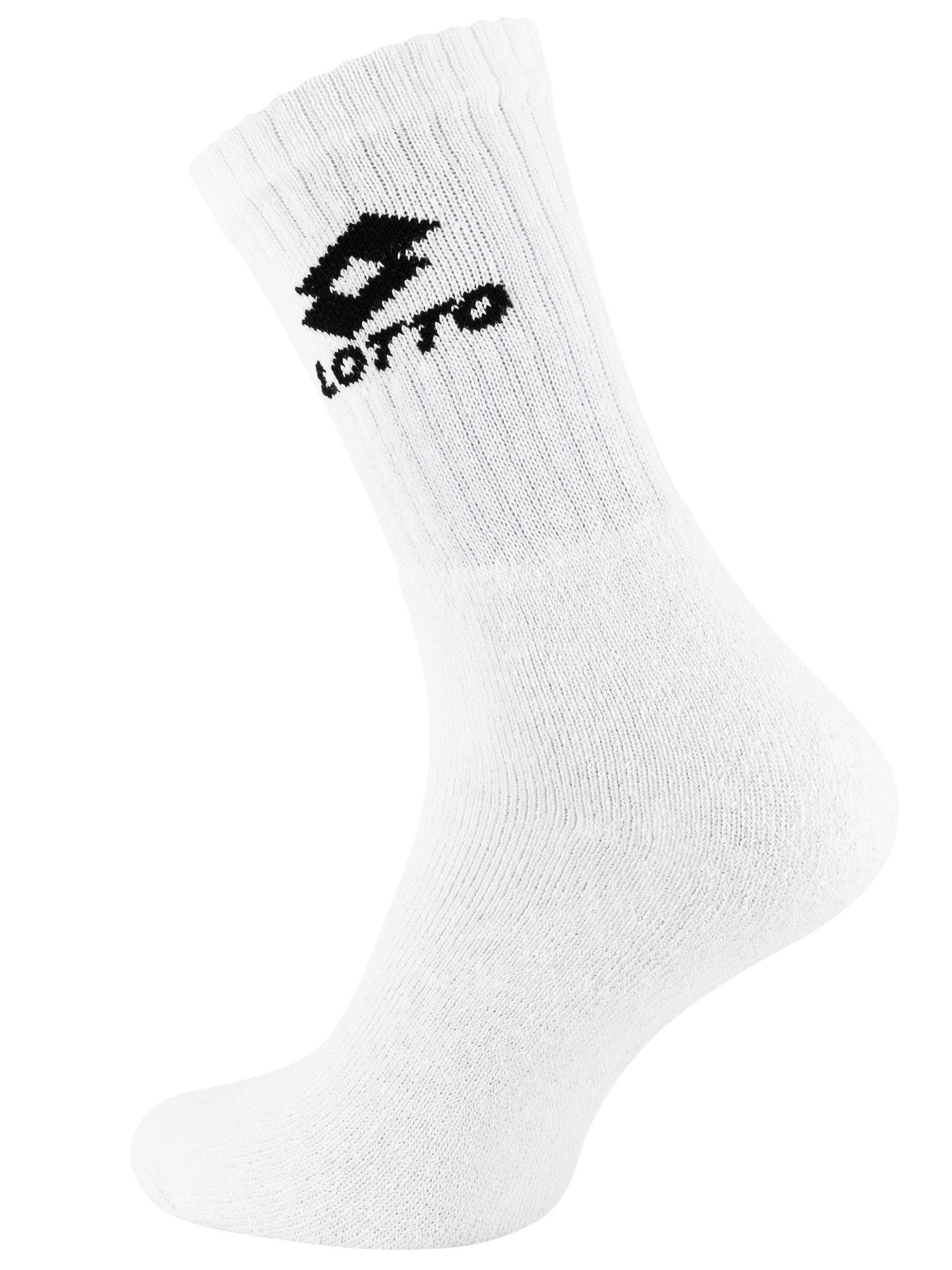 Lotto Socken Tennissocken (12-Paar) mit stoßdämpfendem Vollfrottee-Fußbett