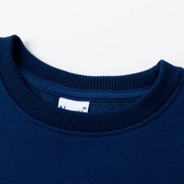 suebidou Sweater geplüschtes Sweatshirt mit witzigem Druck blau Pullover