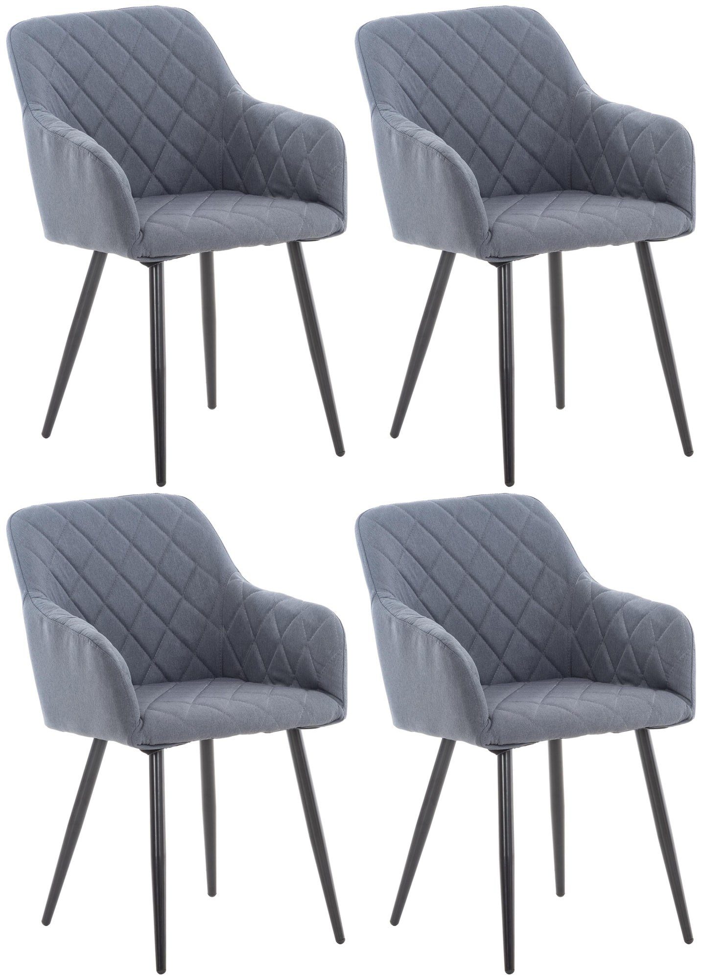 CLP Küchenstuhl Shila (4er Set), Metall, günstig online kaufen
