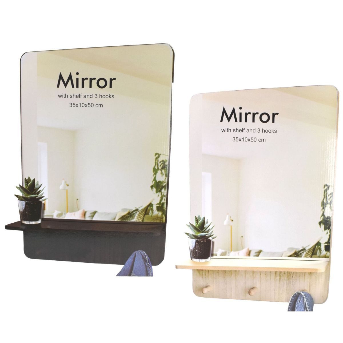 Expo Börse Spiegel Wandspiegel 35x10x50cm mit günstig online kaufen