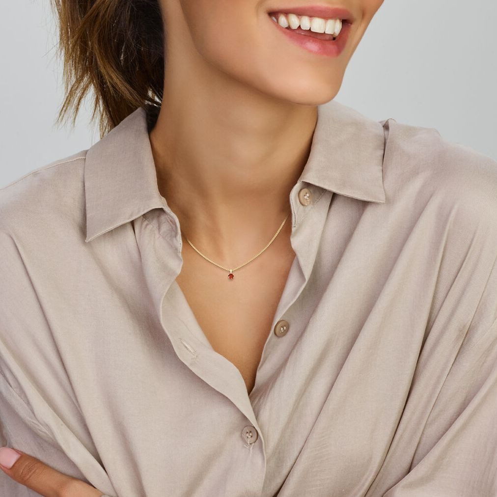 NICEANDnoble Kettenanhänger 585er Gelbgold kleiner Kettenanhänger synth. Gr günstig online kaufen