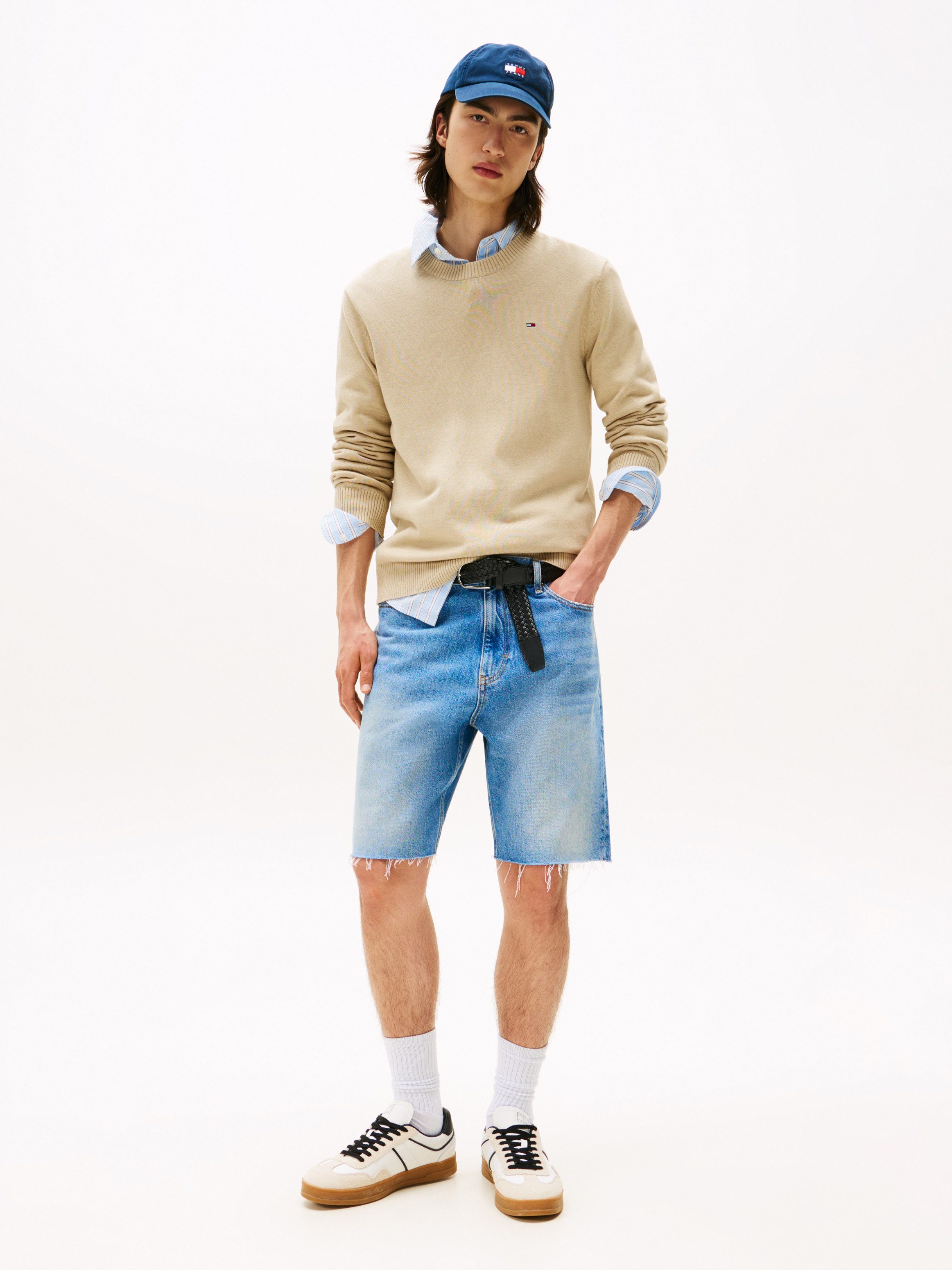 Tommy Jeans Rundhalspullover TJM SLIM ESSENTIAL günstig online kaufen