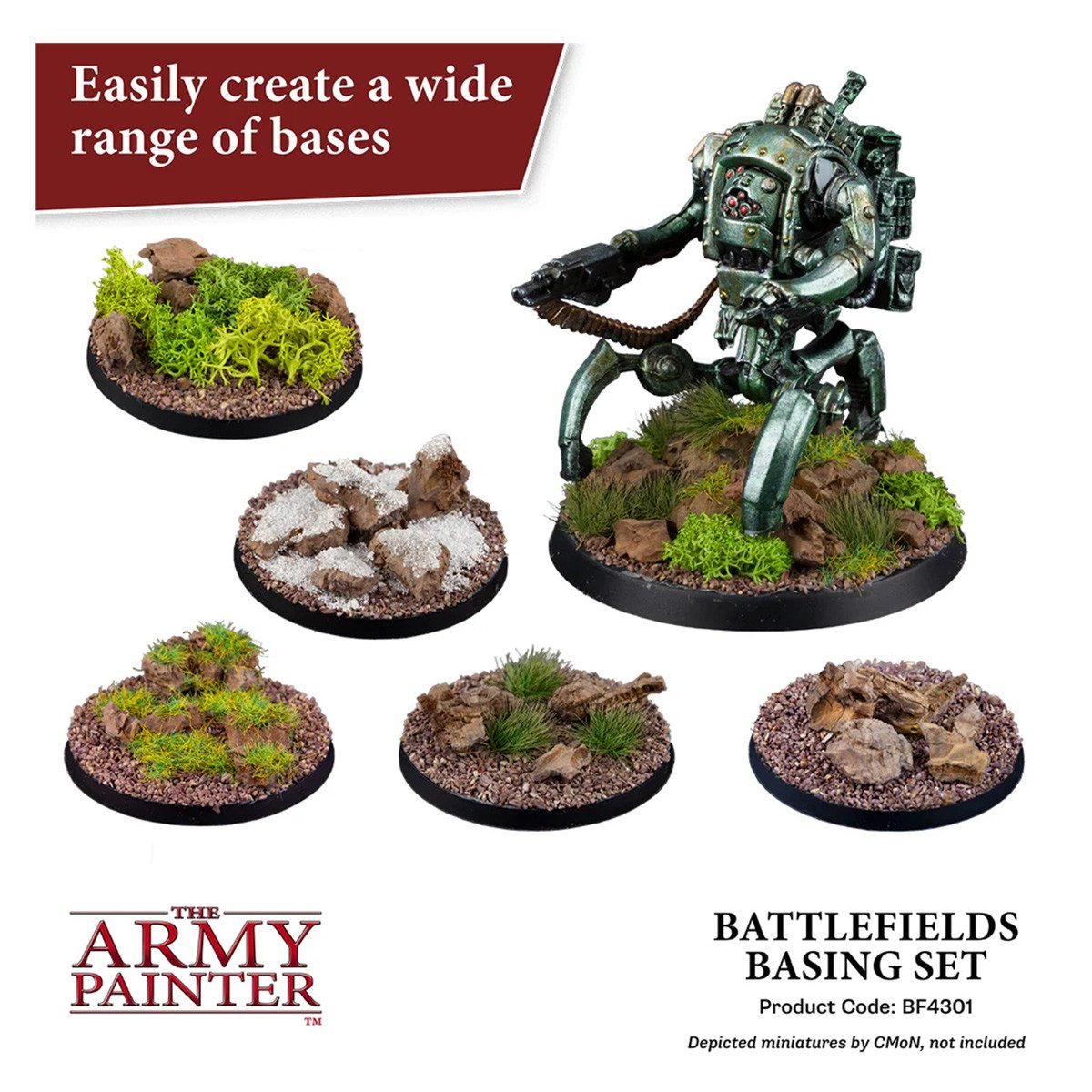 Army Painter Malpinsel Battlefields Basing Set - Basing-Material