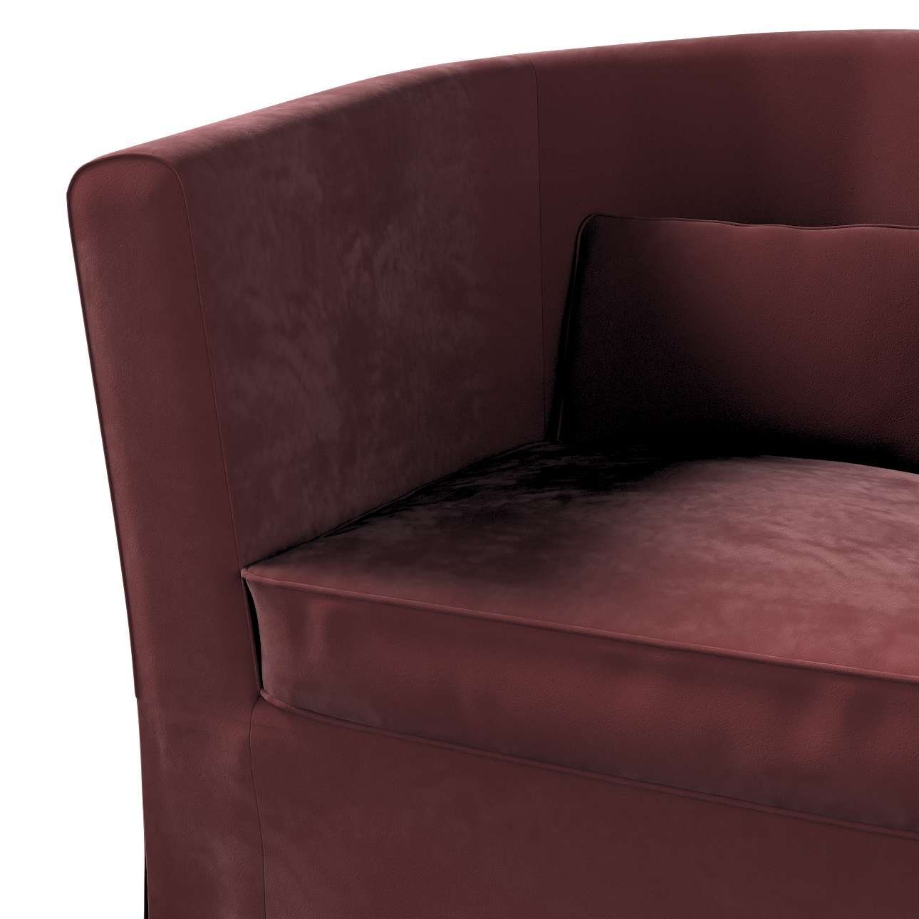 Dekoria Ektorp Velvet, Sofahusse bordeaux Tullsta Sessel,