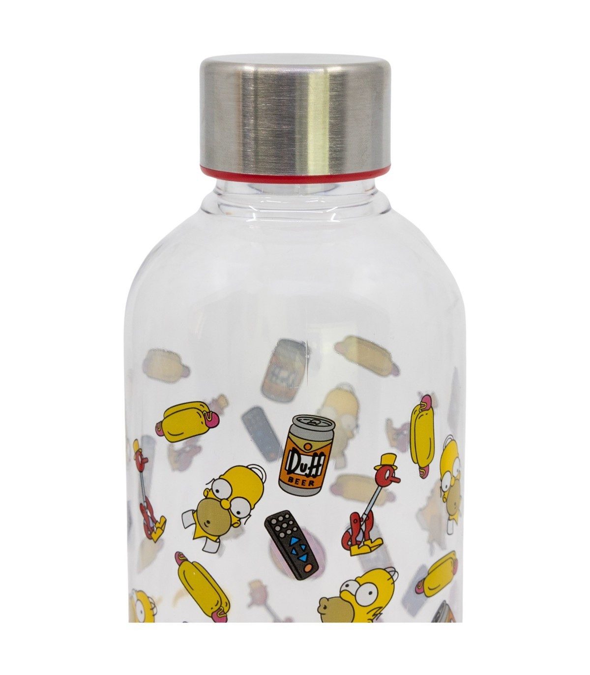 The Simpsons Trinkflasche Homer Trinkflasche 850 ml Wasserflasche mit Schraubdeckel