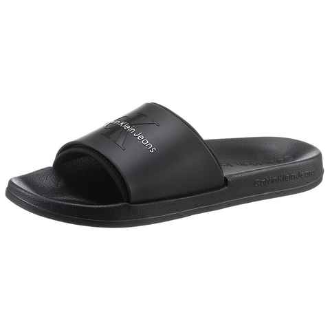 Calvin Klein Jeans FERRIS 1R Badepantolette, Sommerschuh, Poolslides, Schlappen, für Strand und Schwimmbad