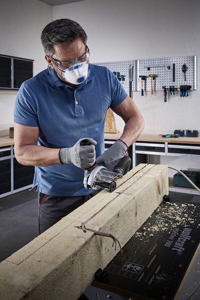 Wolfcraft Winkelschleifer Wolfcraft Frässcheibe für Winkelschleifer 50 mm