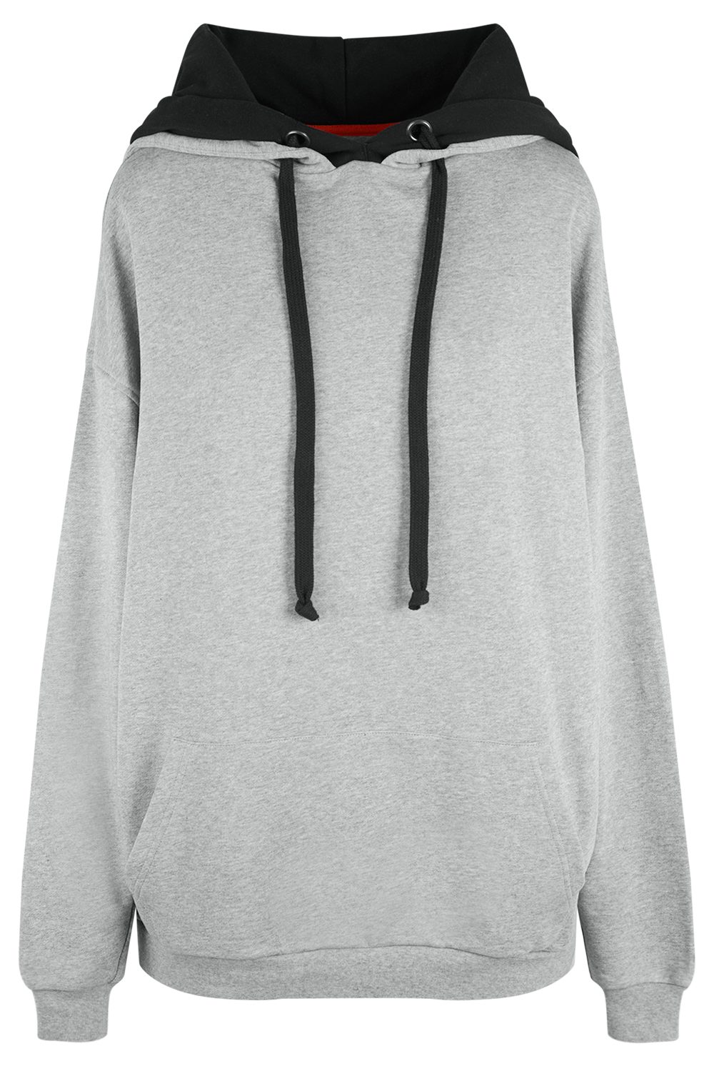 ILAY Lit Hoodie Val, Oversize Hoodie, Double Cap, Melange Kängurutasche