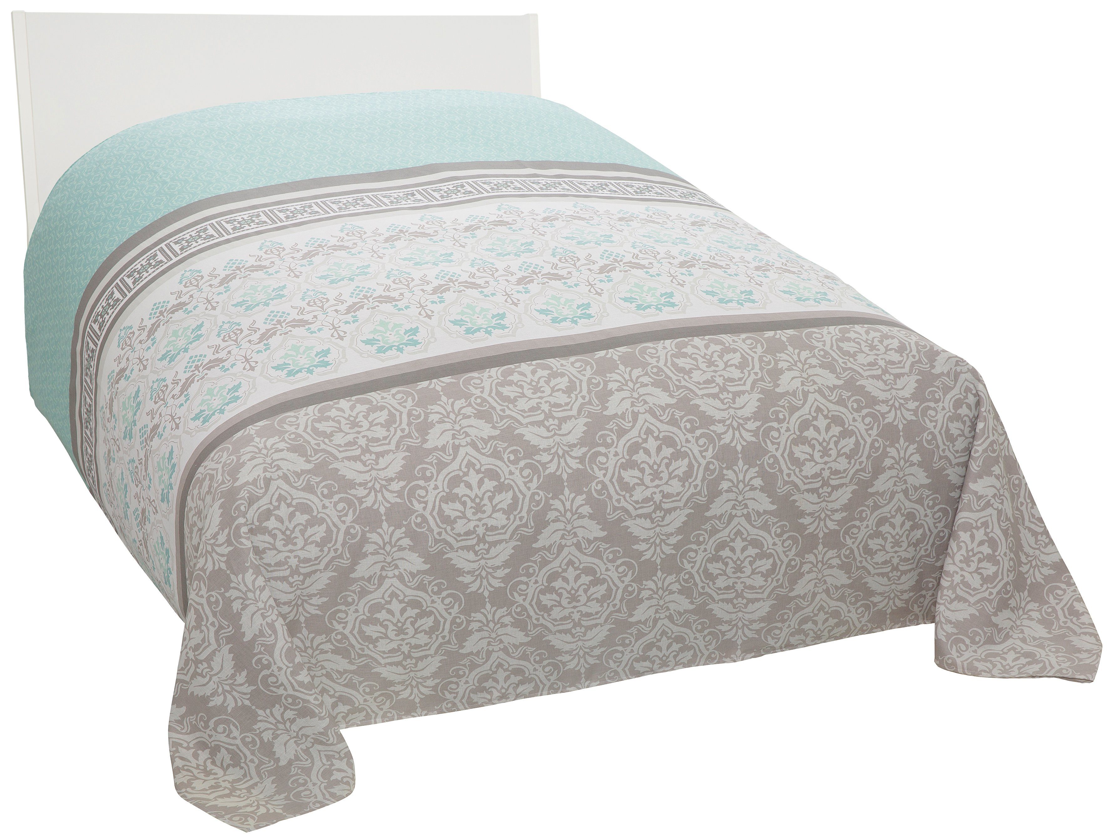 Home affaire Tagesdecke Cremona leichte Tagesdecke, Wohndecke, für Kinder und Erwachsene, leichter Bettüberwurf ohne Füllung, auch als Tischdecke verwendbar. Reduzierter Preis € 14,97. Unverbindliche Preisempfehlung € 32,99