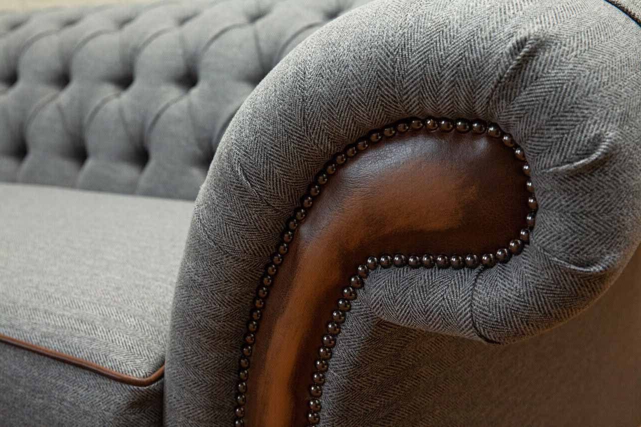 JVmoebel Chesterfield-Sofa, Sessel Design Couch Chesterfield Klassisch Wohnzimmer Sofa