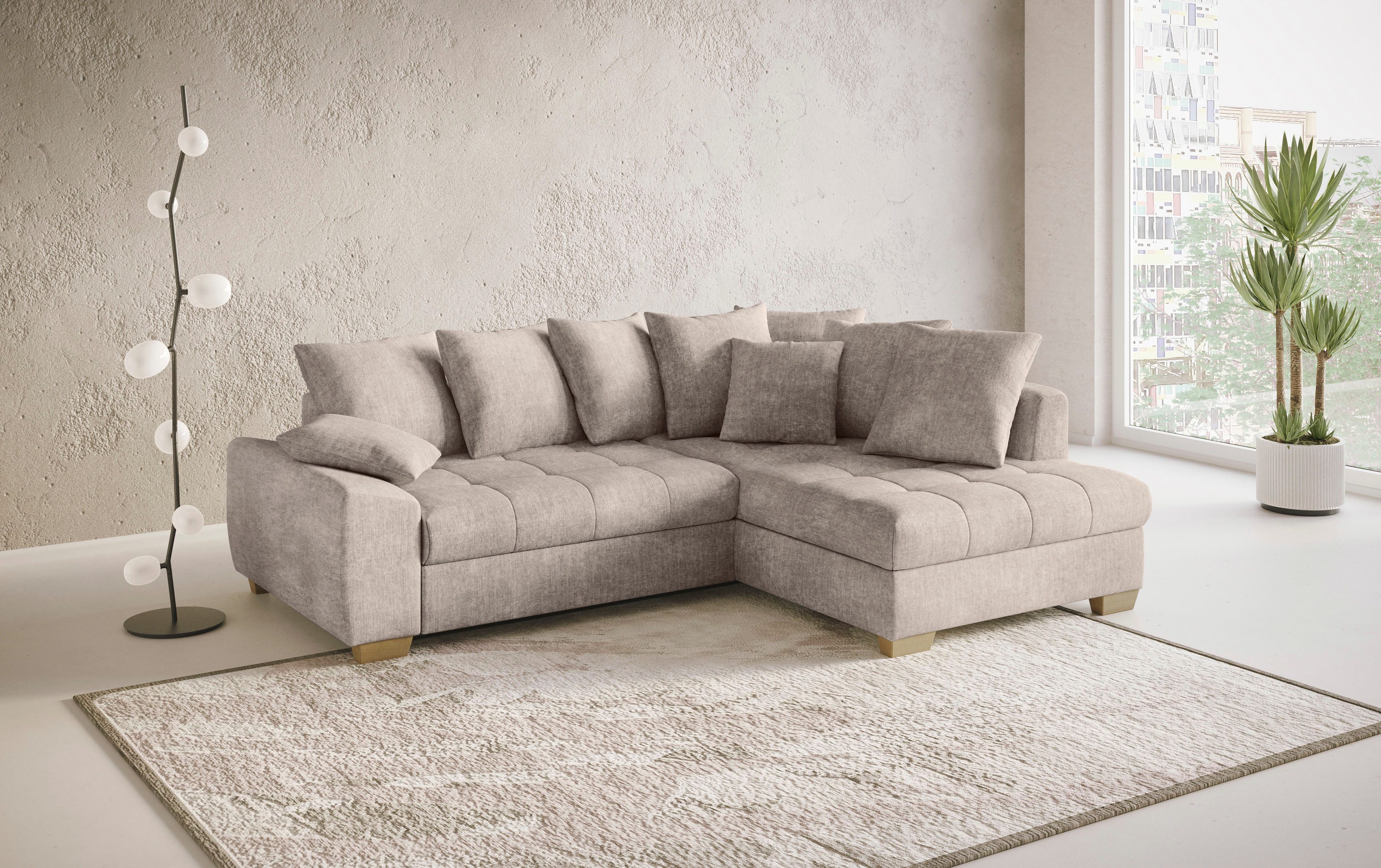 Mr. Couch Ecksofa "Nikita II, L-Form, bis 140kg pro Sitzplatz belastbar", m günstig online kaufen