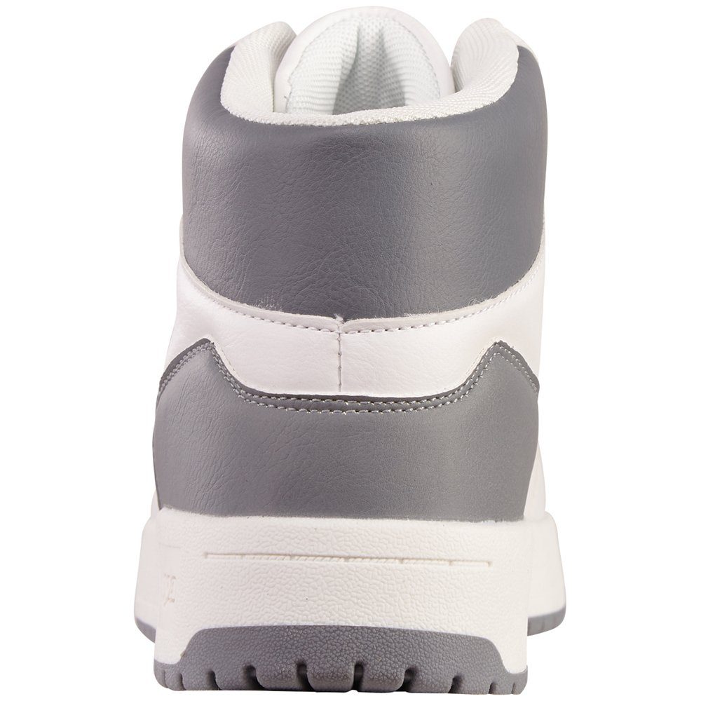 Kappa Sneaker - in modischer, halbhoher Form white-grey