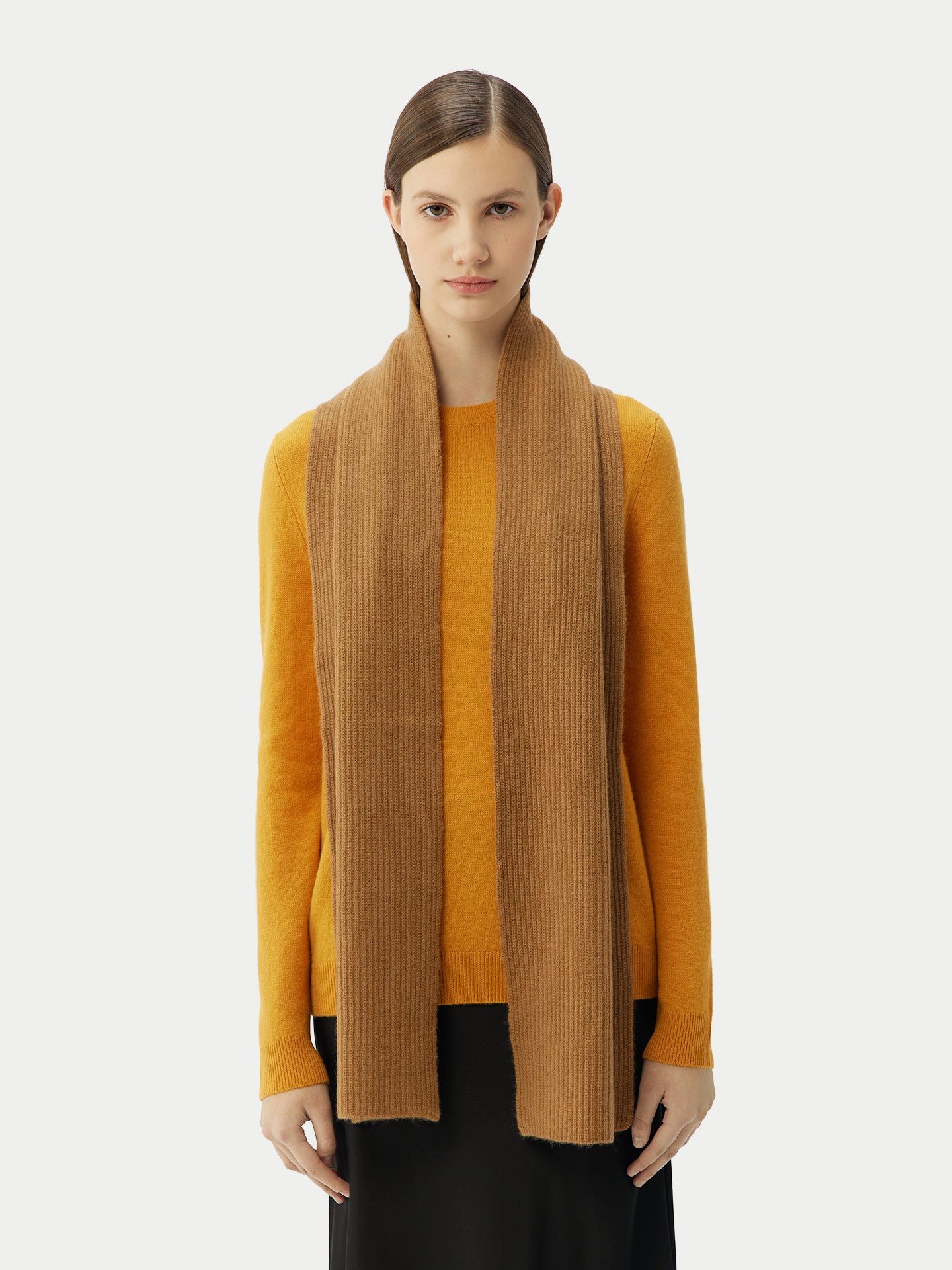GOBI Cashmere Strickschal Schal mit Patentmuster