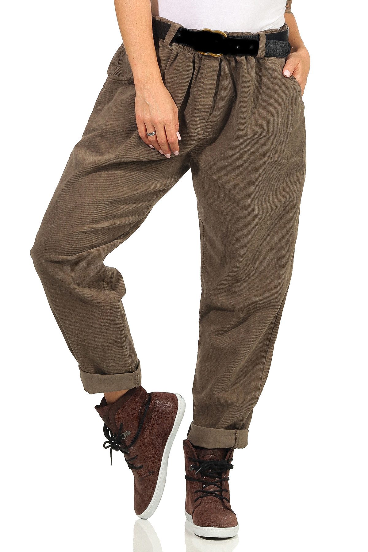 Mississhop Haremshose Damenhose mit Gürtel – günstig online kaufen