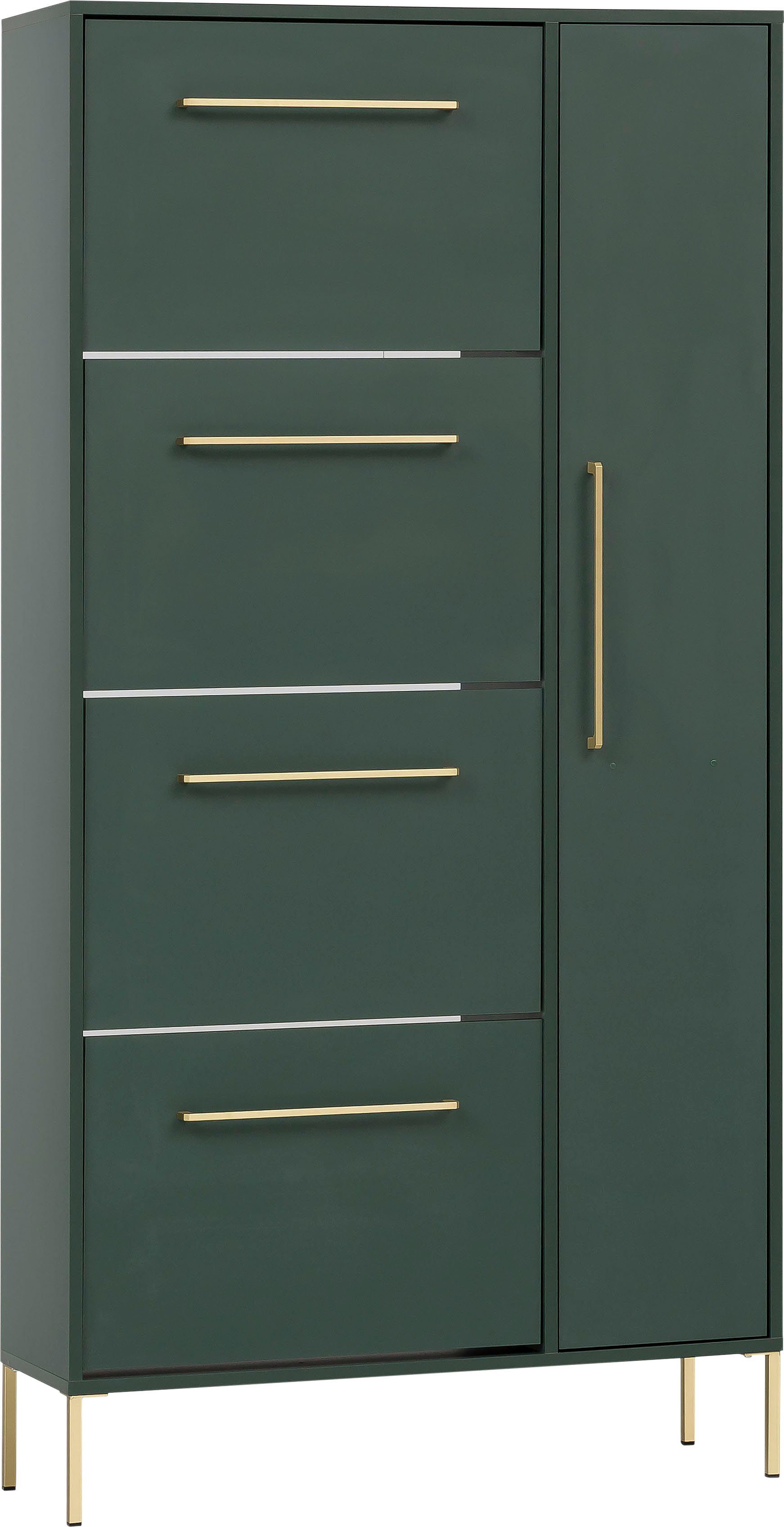 Schildmeyer Schuhschrank Kent, Schuhschrank, Made in Germany, B: 88 cm Solide Verarbeitung - Dieses Produkt ist in Deutschland gefertigt