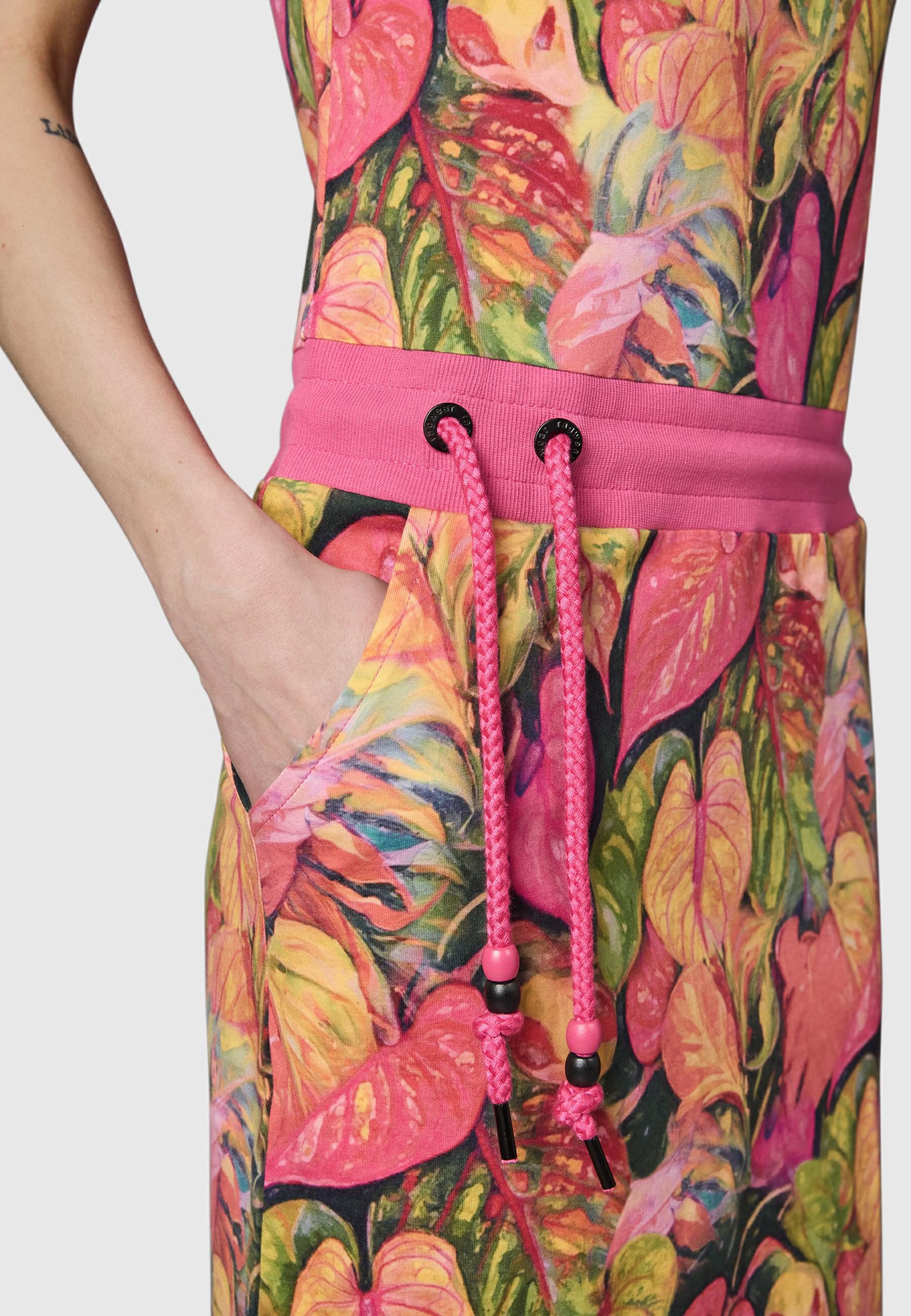 Ragwear Sommerkleid Baomi Tropic YOUMODO Gemustertes Kurzarm Kleid für Damen – Bild 4 von 5