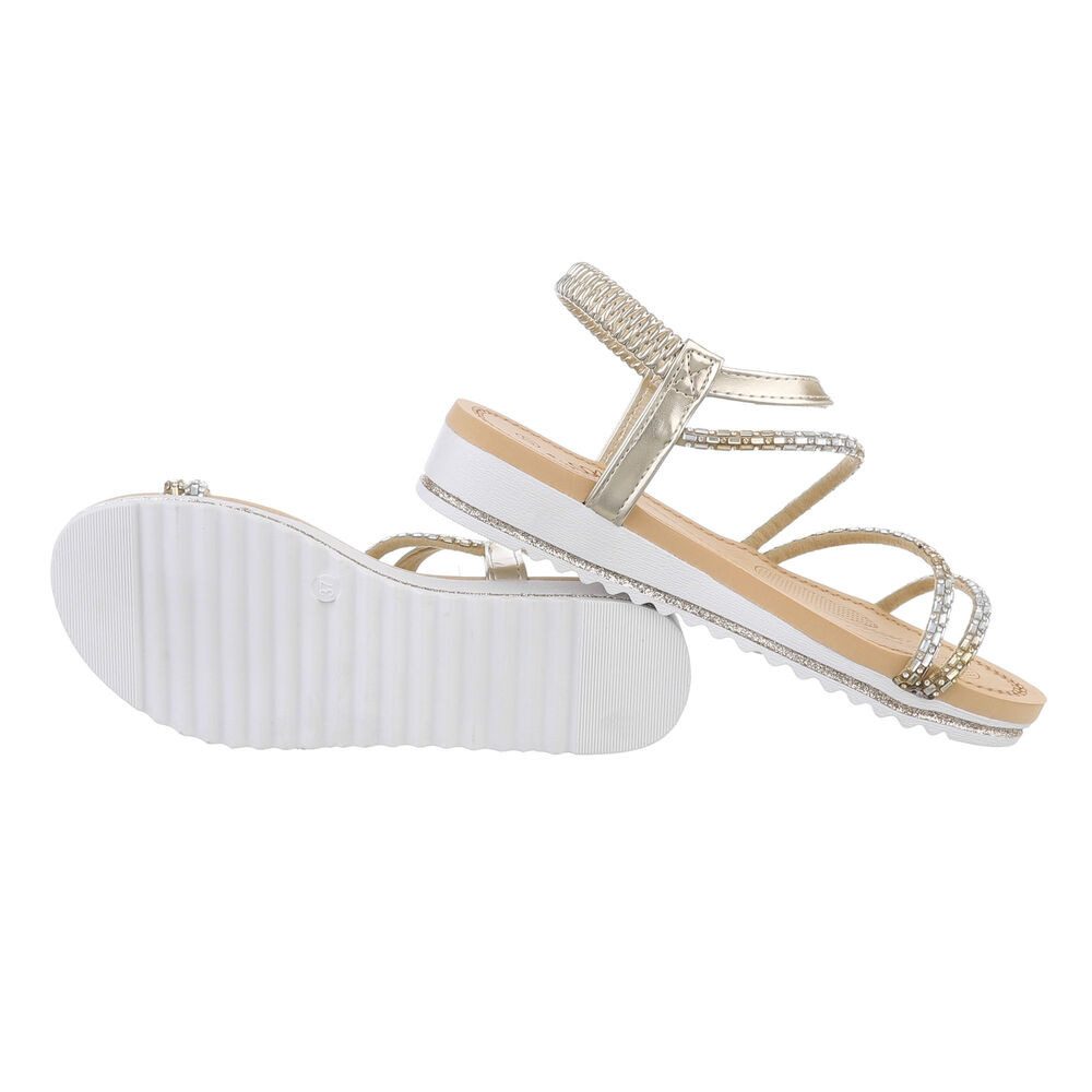 Ital-Design Damen Freizeit Riemchensandalette (85960192) Keilabsatz/Wedge günstig online kaufen