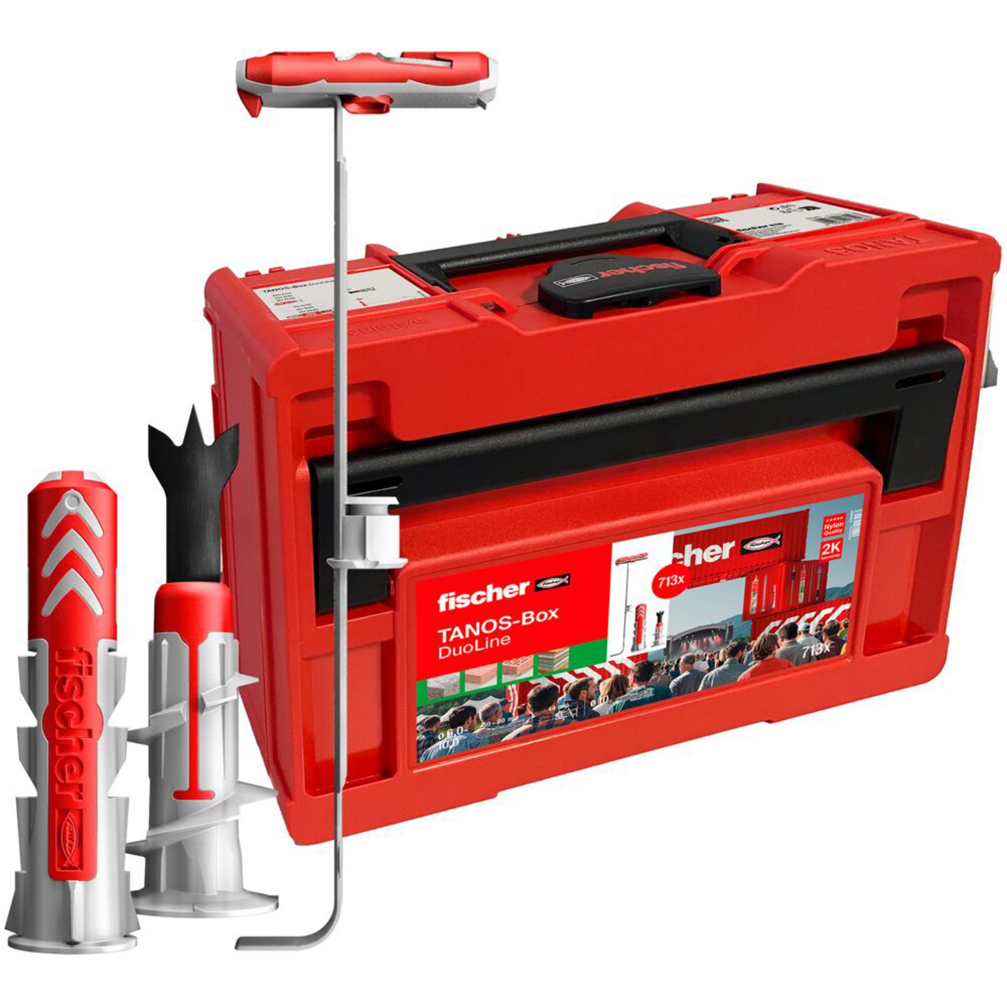 Fischer Universaldübel fischer Dübel DuoLine Tanos-Box M173, (713-teilig)
