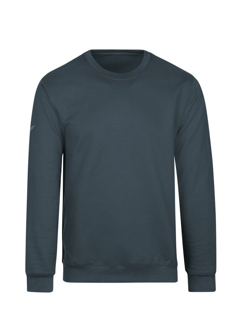 Trigema Sweatshirt TRIGEMA Sweatshirt anthrazit