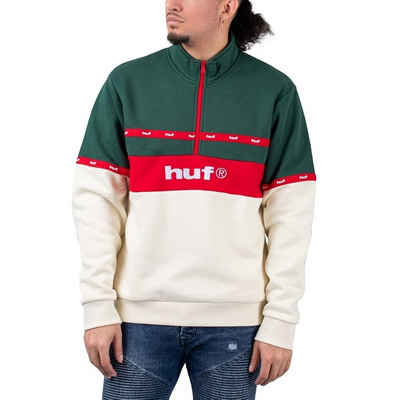 HUF Sweater HUF Taped 1/4 Zip Fleece