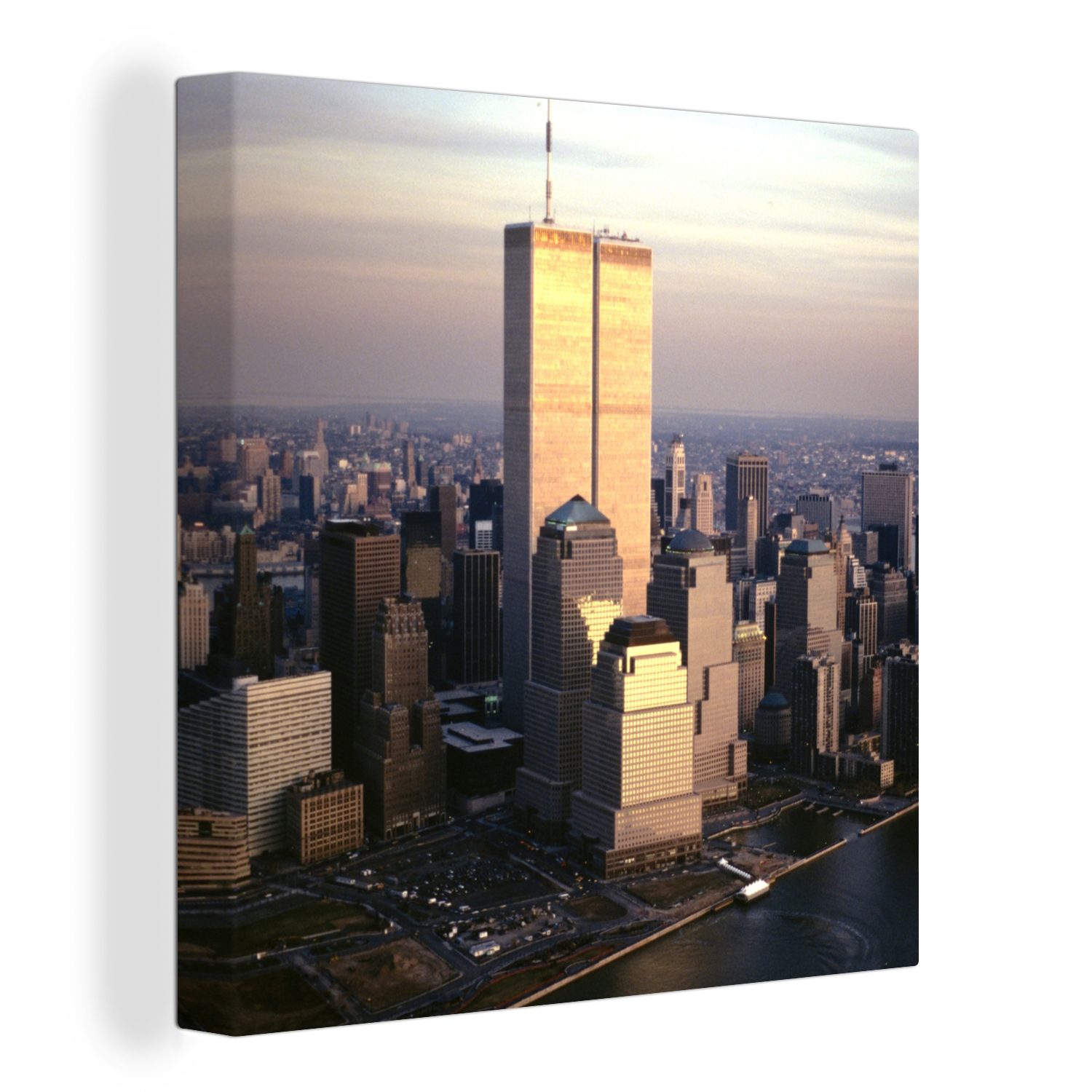 OneMillionCanvasses® Leinwandbild World Trade Center - Zentrum - New York, (1 St), Leinwand Bilder für Wohnzimmer Schlafzimmer