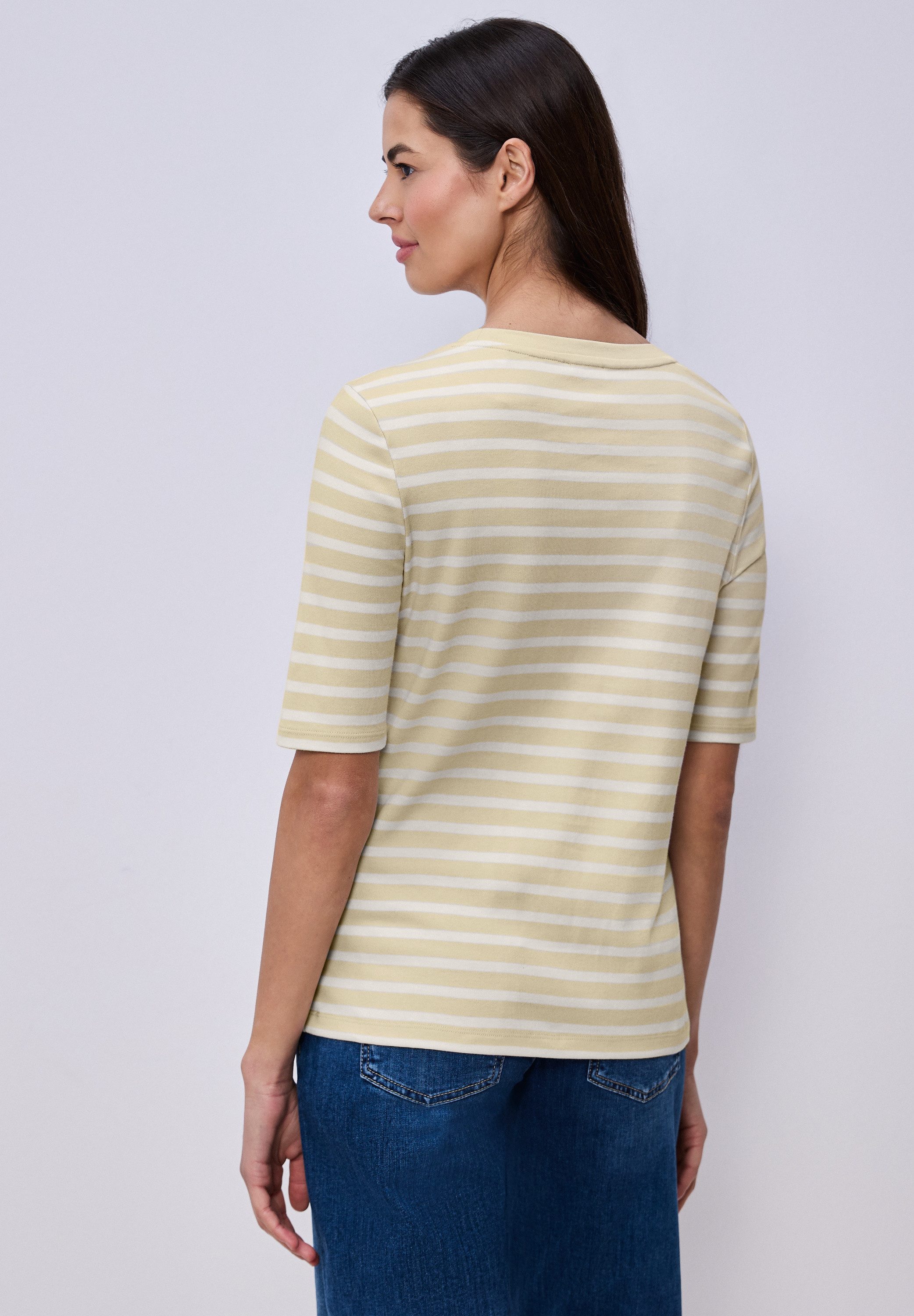 STREET ONE T-Shirt aus reiner Baumwolle