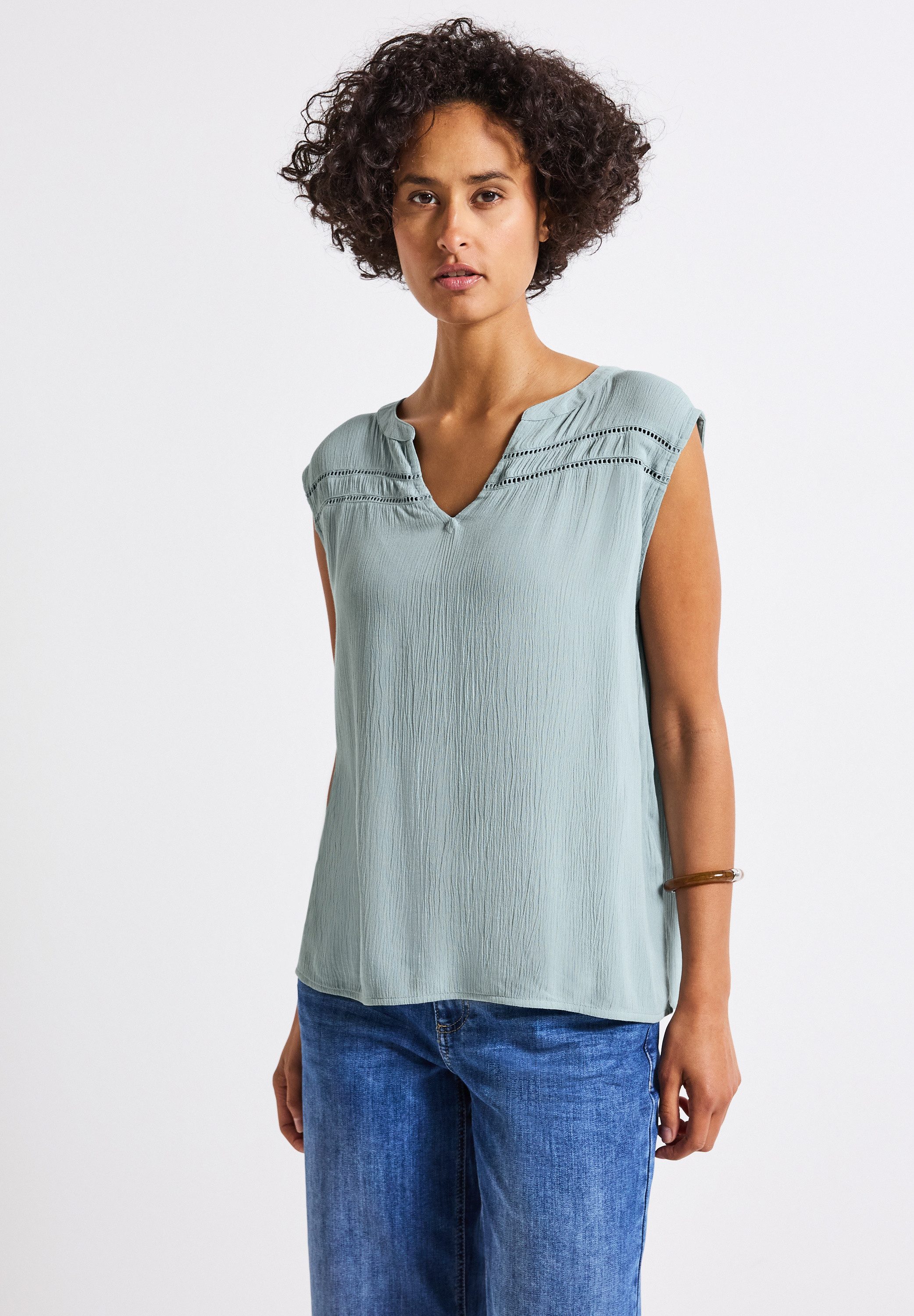 STREET ONE Blusentop, aus softer Viskose günstig online kaufen