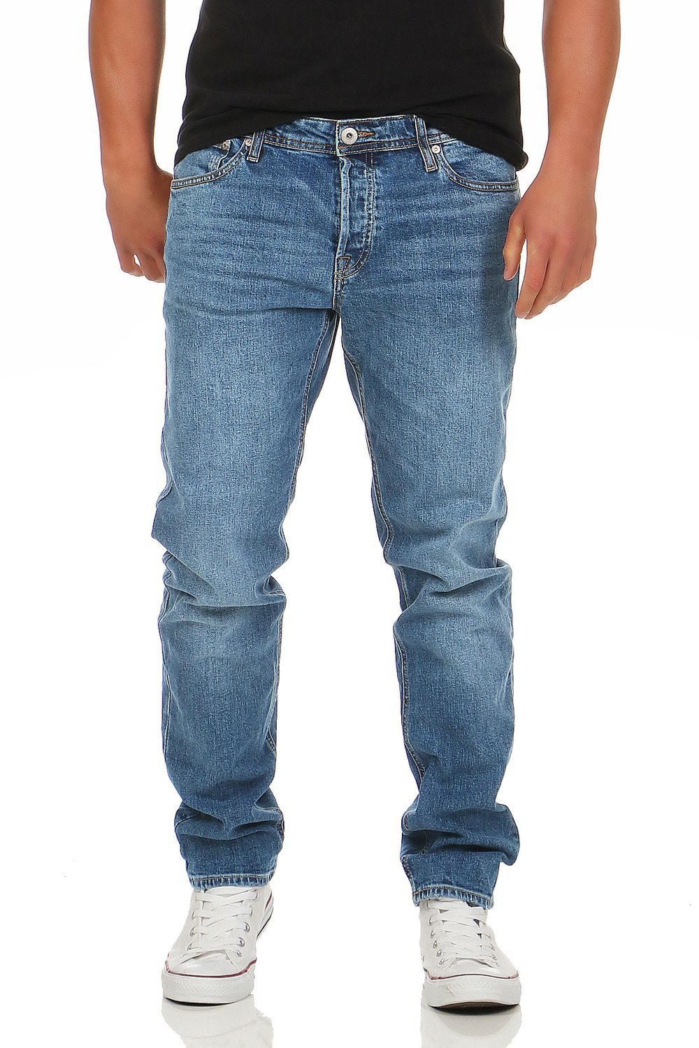 Jack & Jones Comfort-fit-Jeans Jack & Jones Mike Original Comfort Tapered Herren Jeans