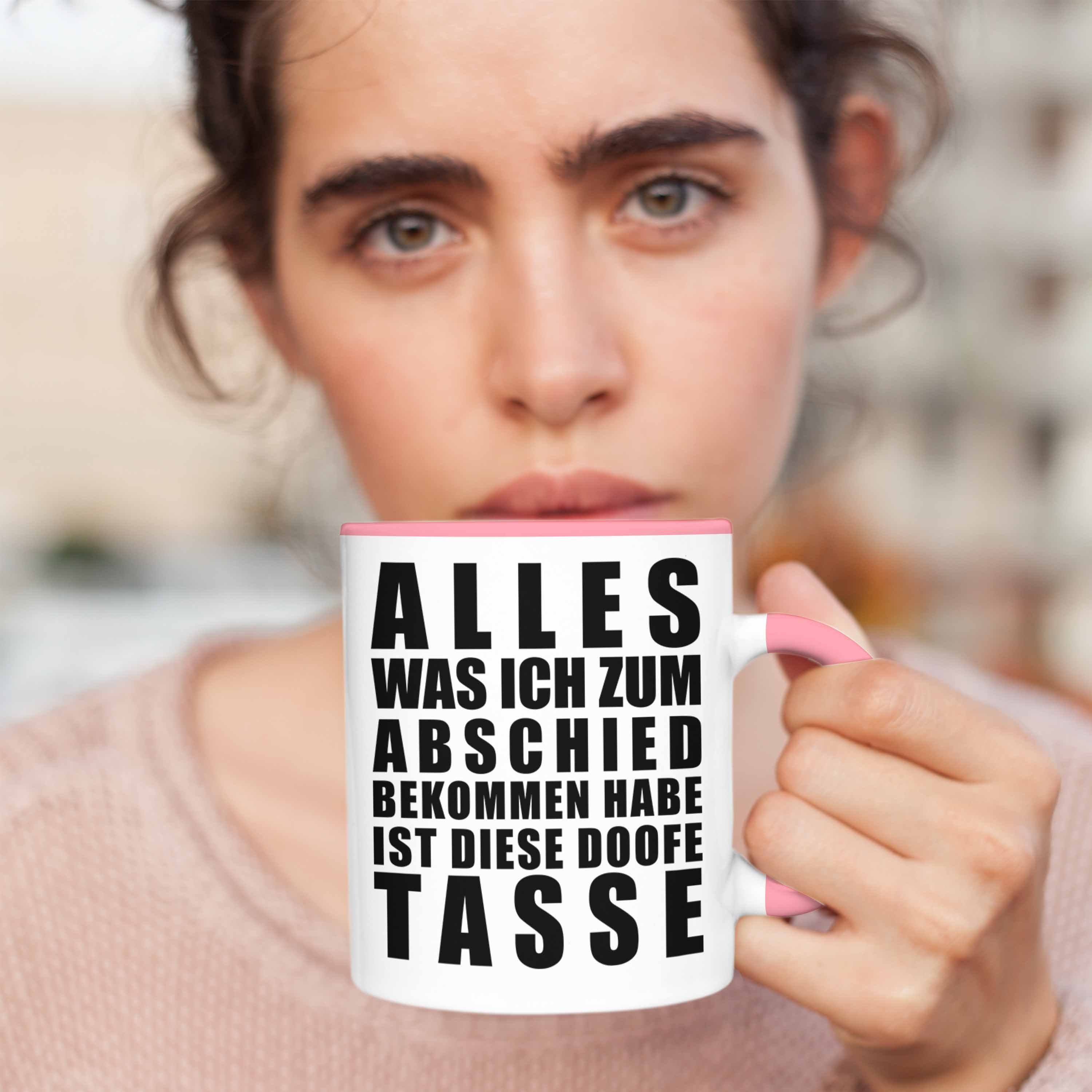 Alles Sprüche - Rosa Tasse Was Habe Kollegin Geschenk Lustig Abschiedsgeschenk Ich Tasse Trendation Trendation Jobwechsel Bekommen Kollege -