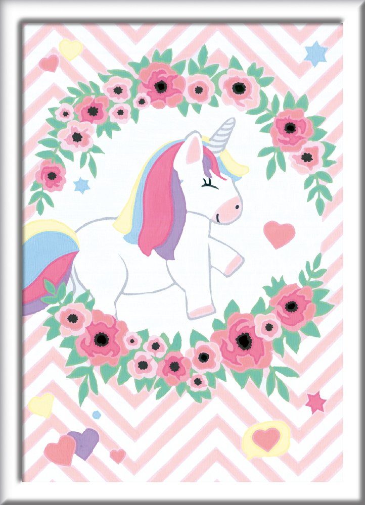 Thumbnail - Ravensburger Malen nach Zahlen Malen nach Zahlen Classic Sonderserie E Zuckersüßes Einhorn 28928