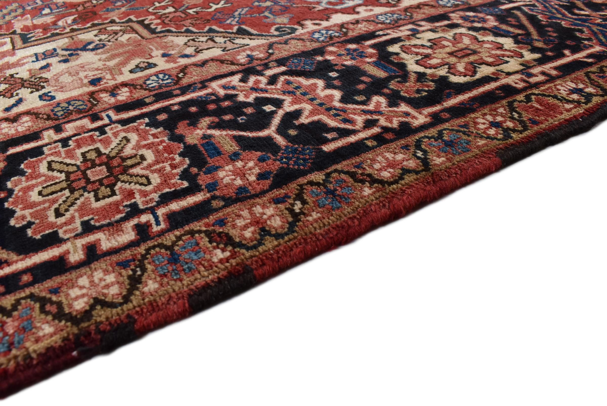 Nain Trading Orientteppich Heriz 297x376 Handgeknüpfter Orientteppich / Perserteppich, rechteckig, Höhe: 12 mm