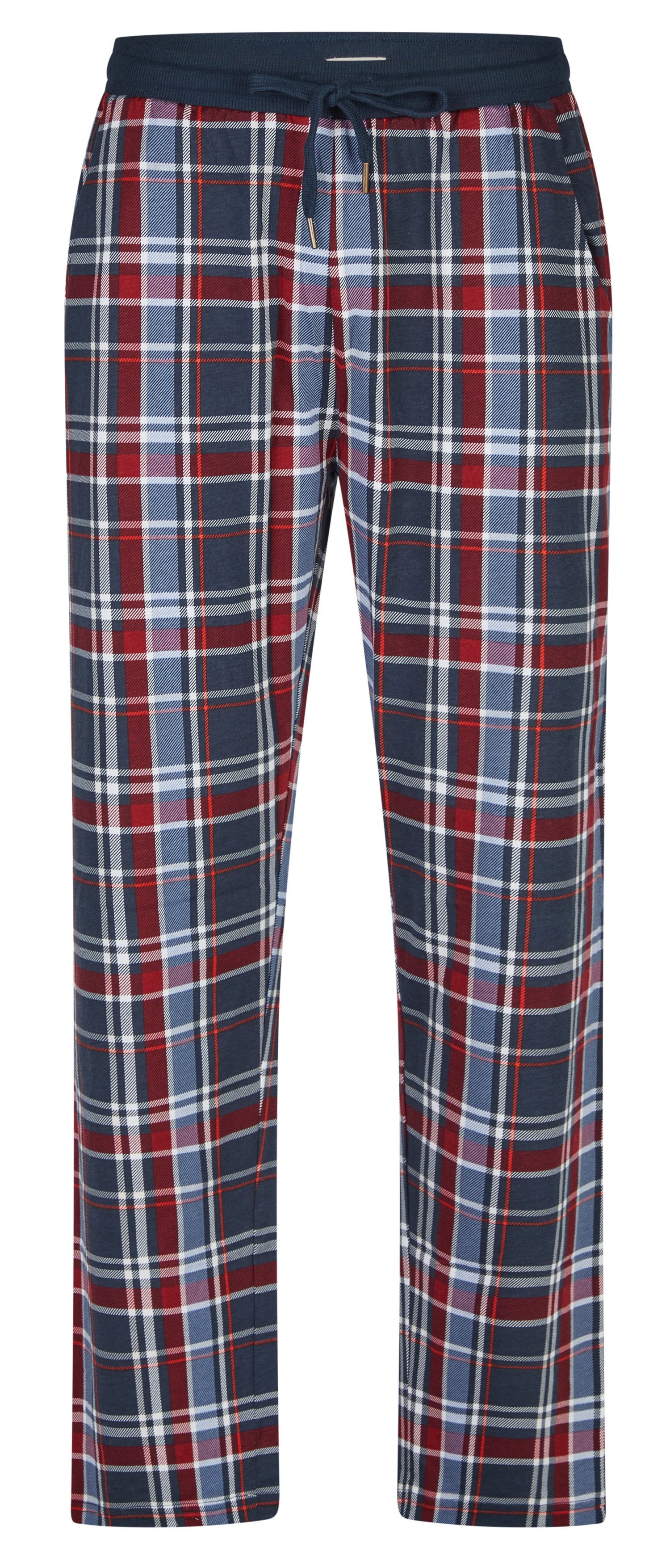 Phil & Co. Pyjamahose Herren Schlafanzughose kariert (1-tlg) Modisches Design