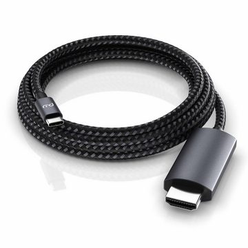 Primewire Audio- & Video-Kabel, USB-C, HDMI Typ A (200 cm), Konverterkabel Adapterkabel 4K 3840 x 2160 @ 60 Hz - 2m