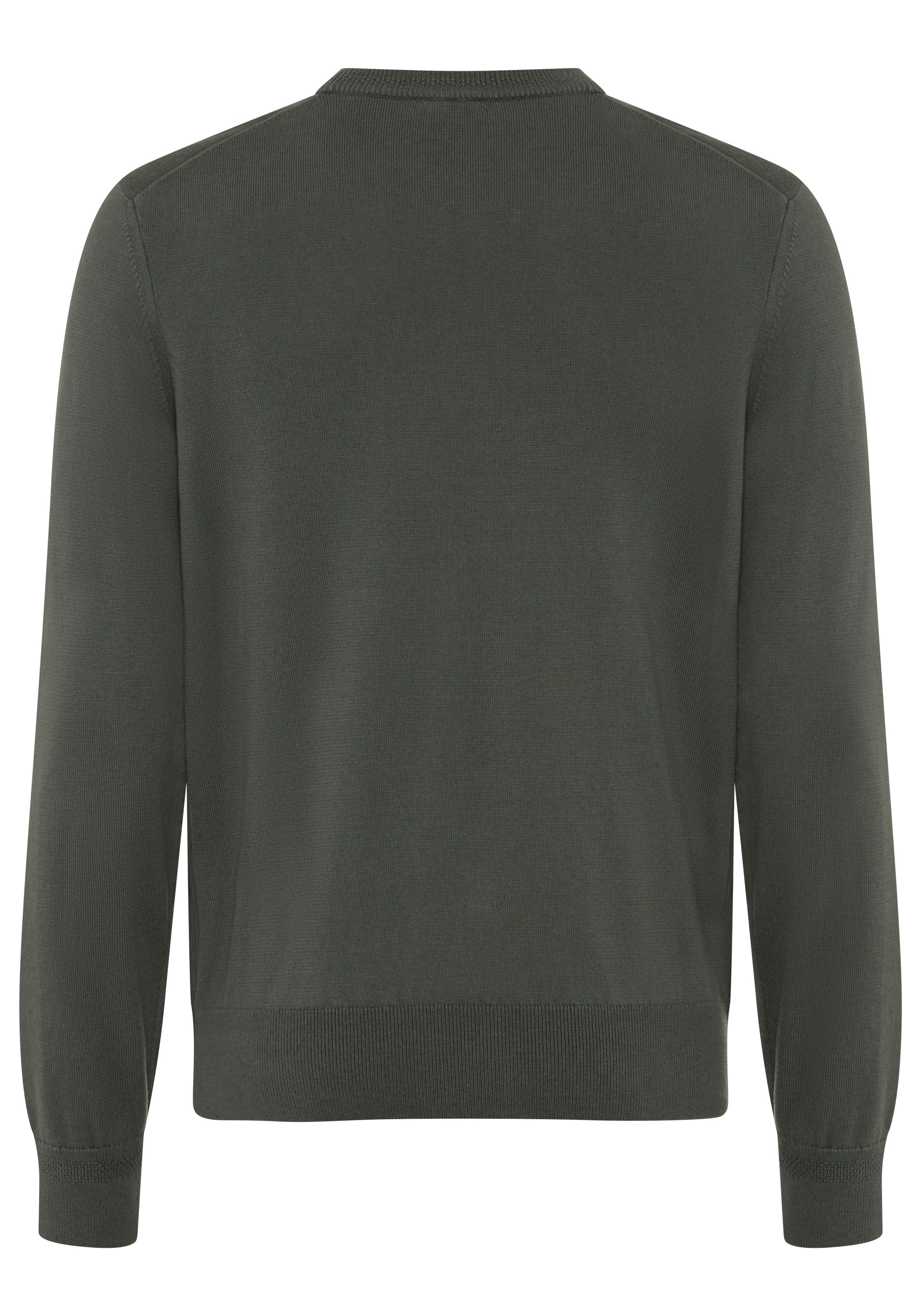 BOSS ORANGE Strickpullover Kanovano Cotton Cashmere mit Rundhalsausschnitt