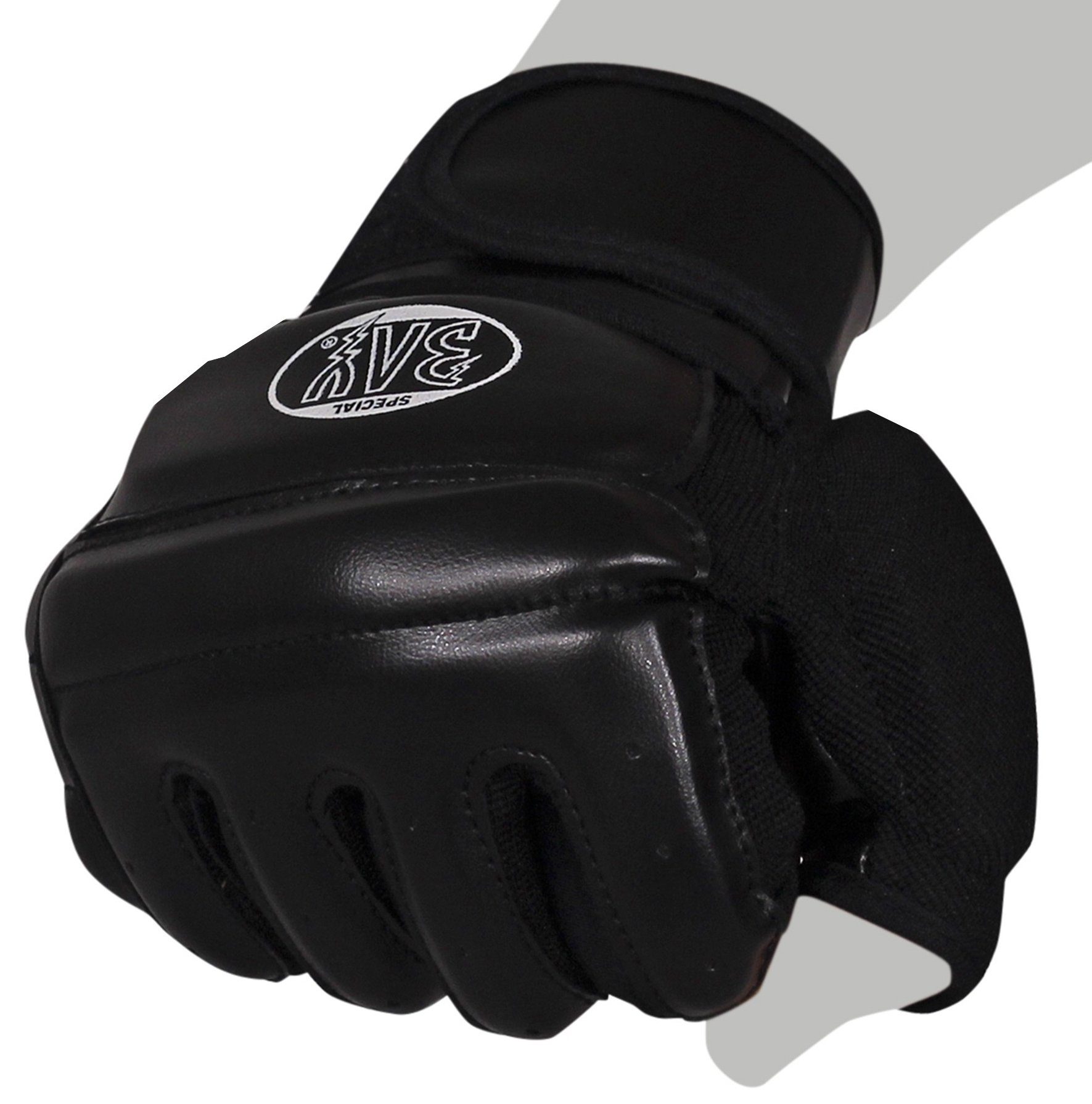 BAY-Sports MMA-Handschuhe FIT Krav Maga Erwachsene Handschutz Tsun Handschützer Kinder Wing und XXS - schwarz, XXL