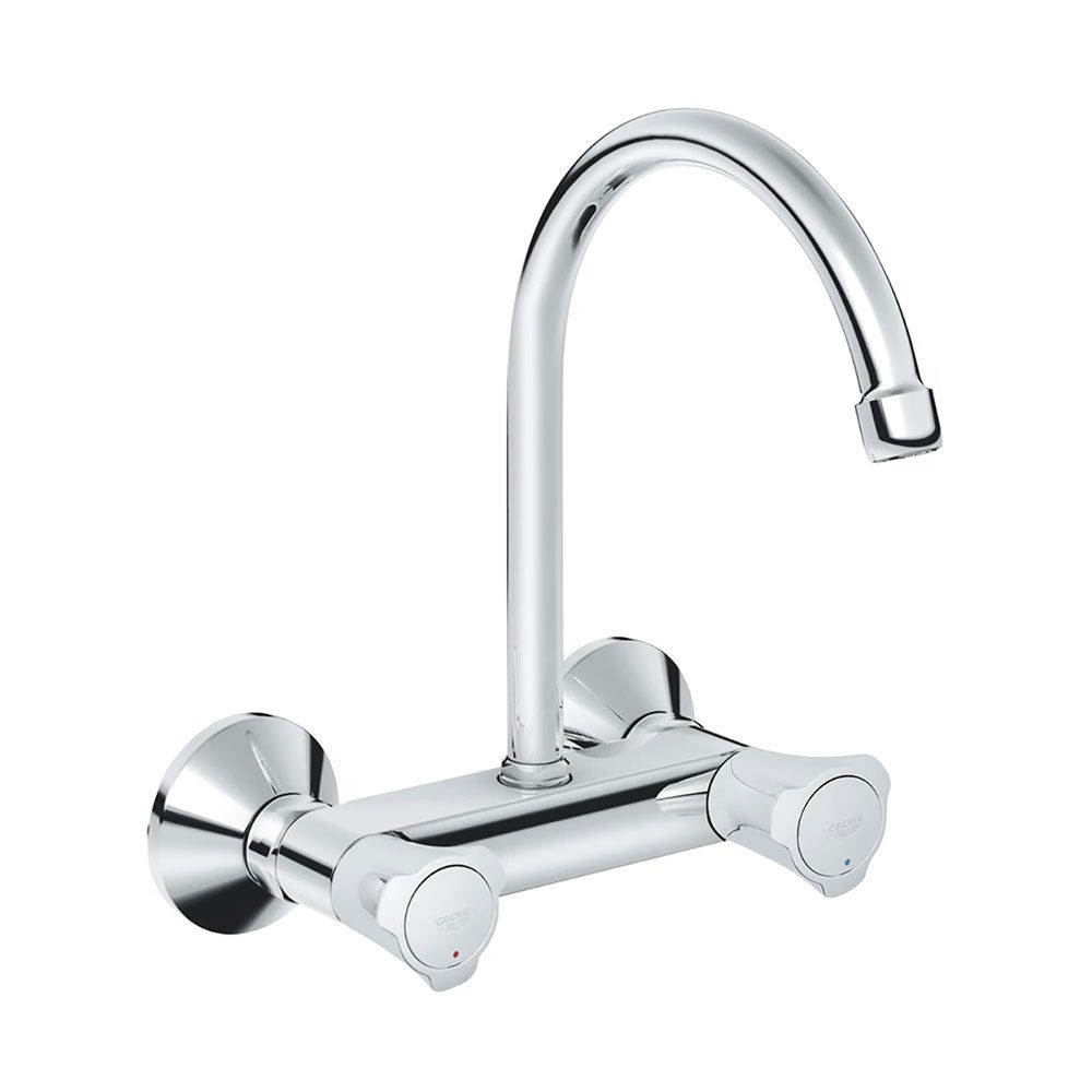 Grohe Küchenarmatur Costa L Wandmontage, hoher Auslauf, Chrom