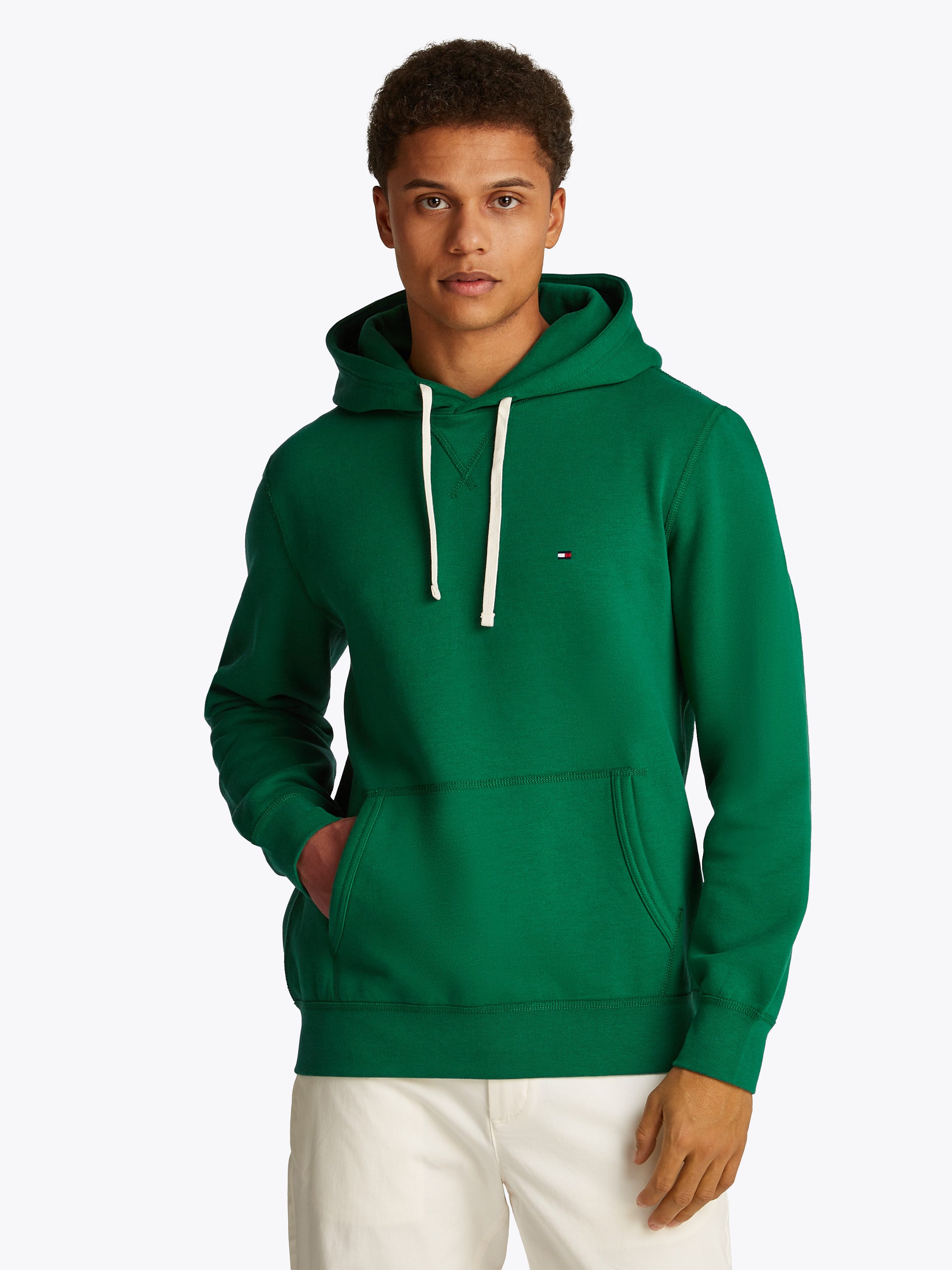 Tommy Hilfiger Hoodie ESS SEASONAL FLEECE HOODY mit Kapuze und Kängurutasch günstig online kaufen
