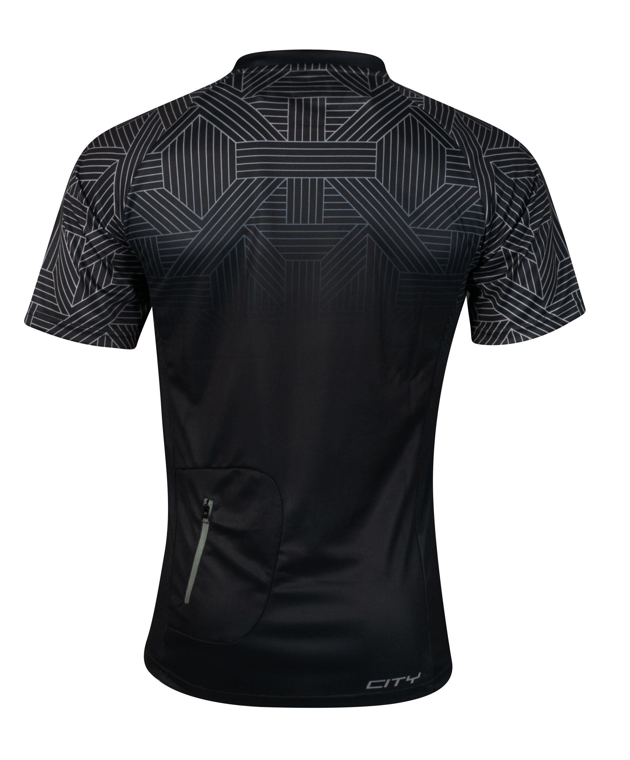 FORCE Radtrikot Trikot jersey FORCE CITY grauschwarz %%% *