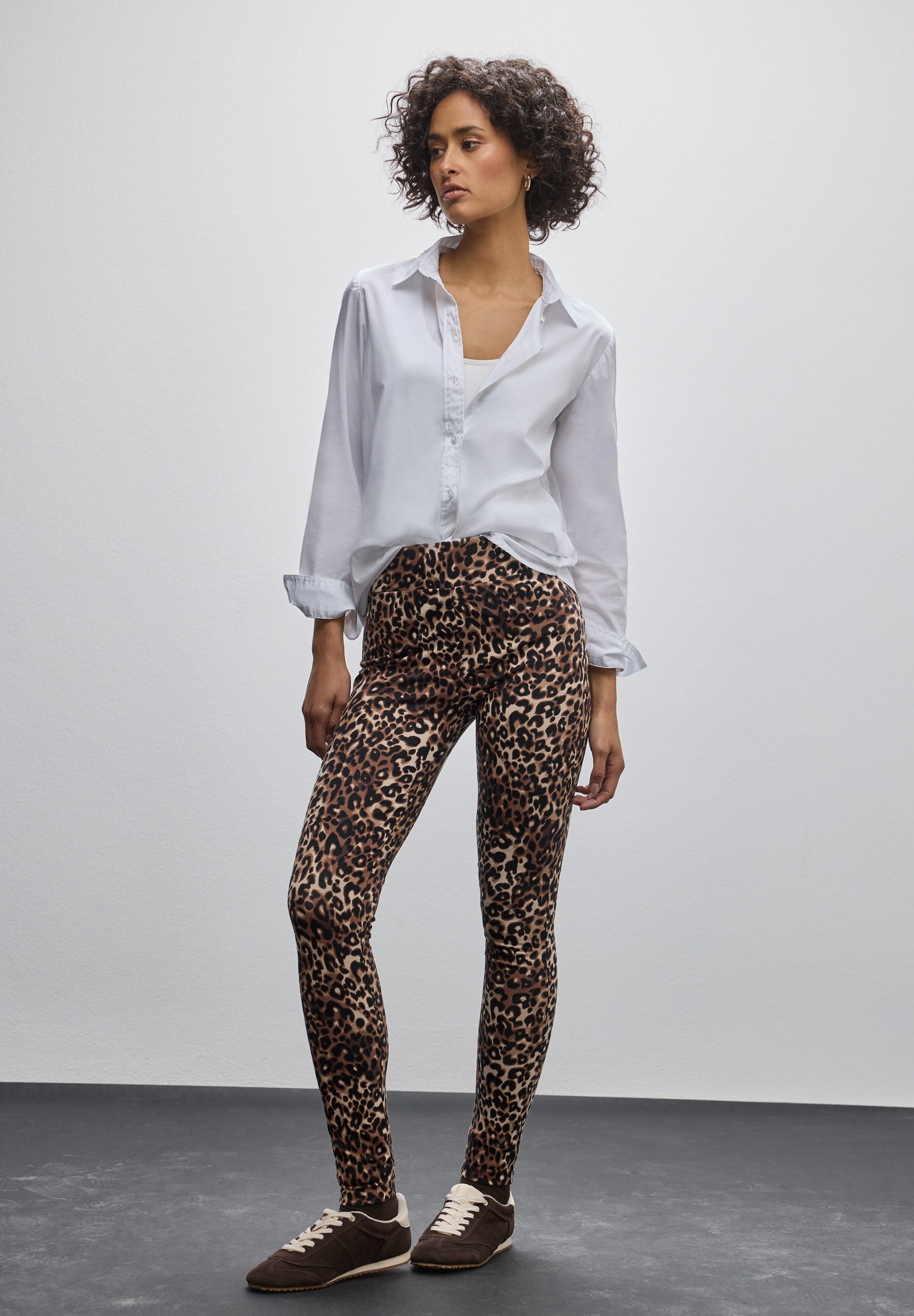 STREET ONE Leggings aus Baumwolle mit Stretchanteil