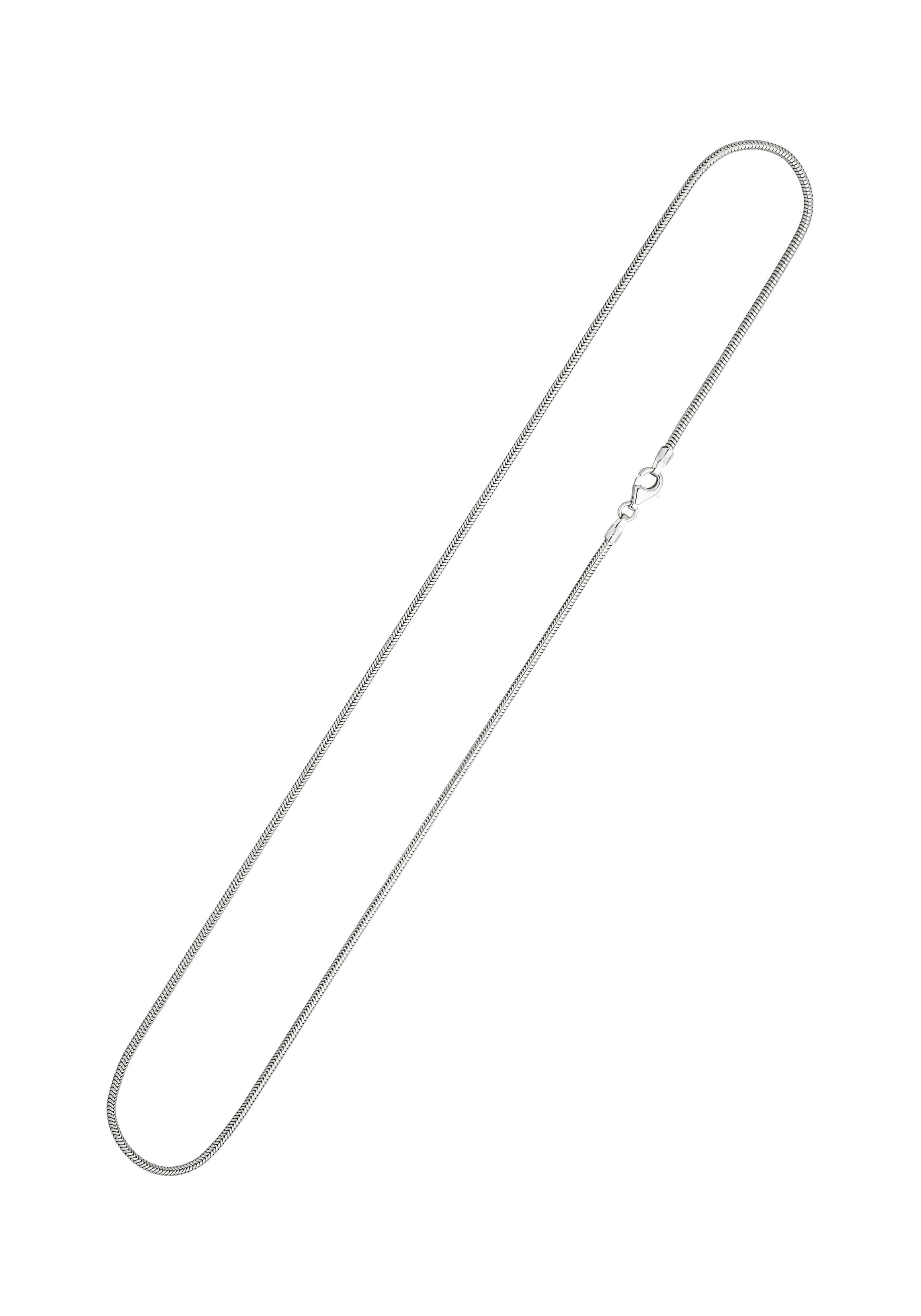 JOBO Goldkette, Schlangenkette 585 Weiß...