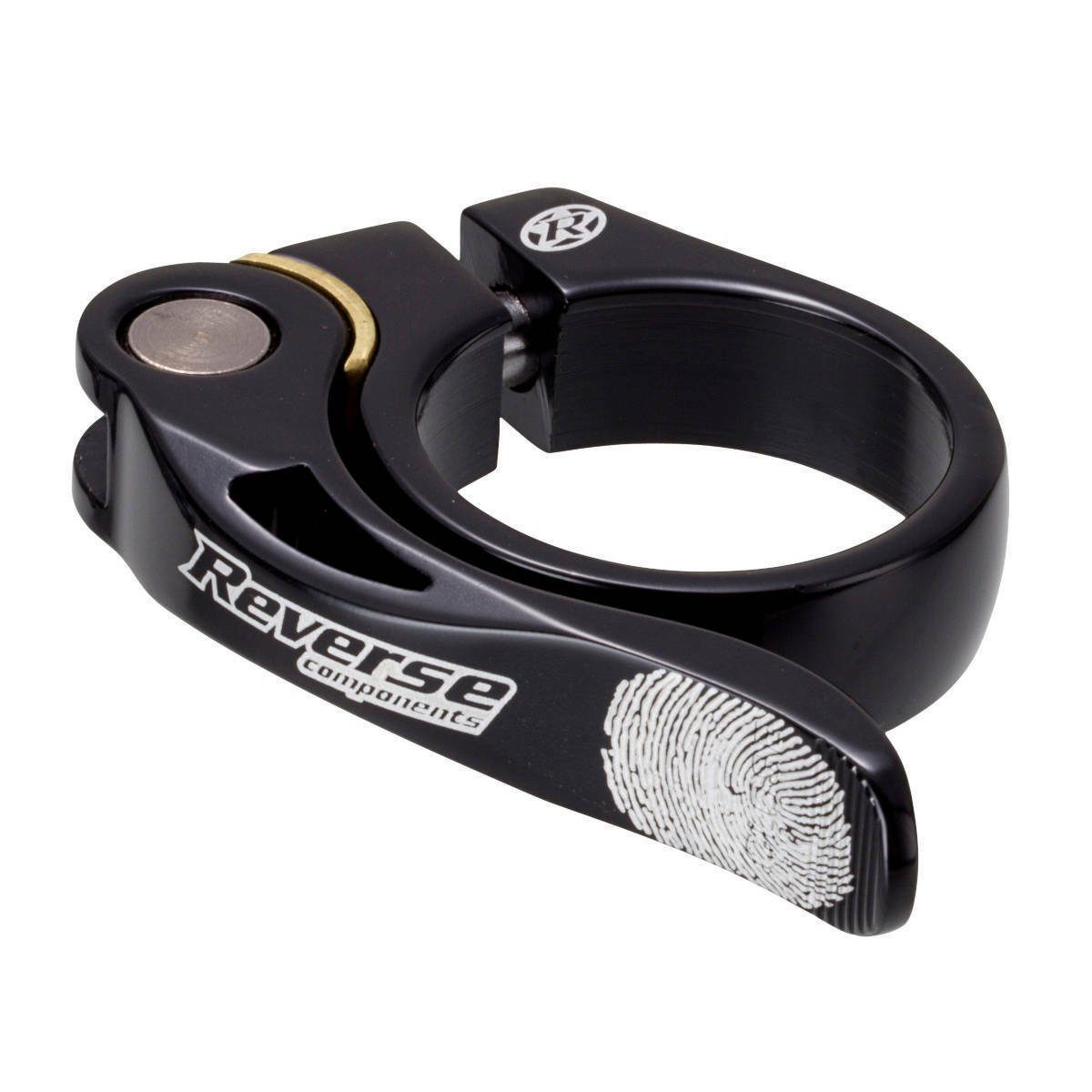 Fahrradsattel Reverse Alu Sattelstützen Long Life Klemme 31,8mm schwarz