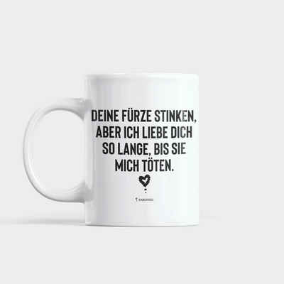 RABUMSEL Tasse Deine fürze stinken - Tasse, Keramik